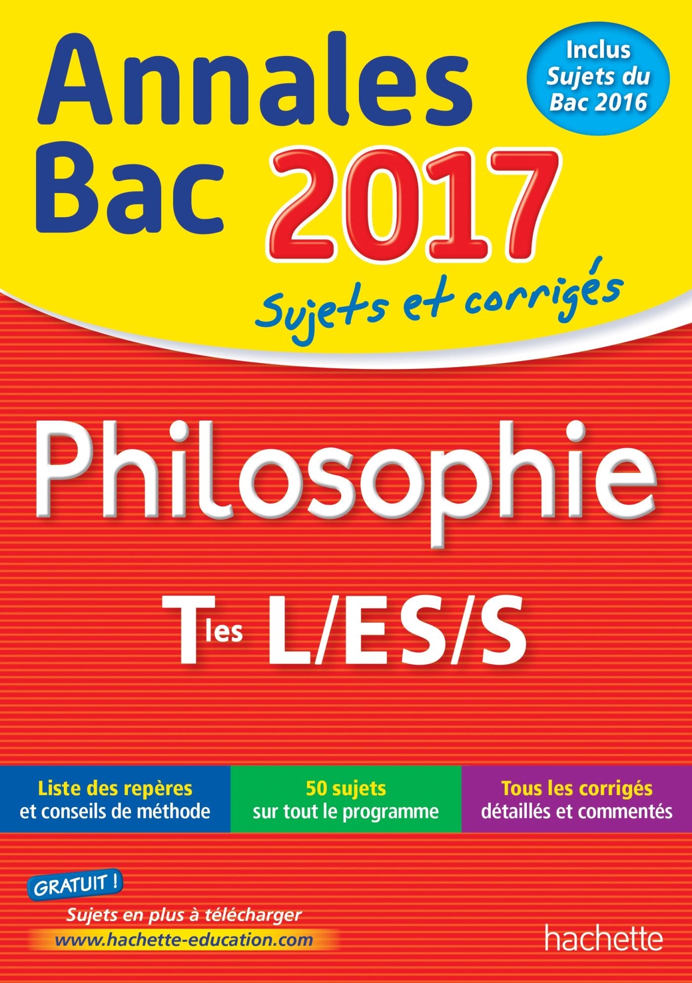 Philosophie Tle L/ES/S: Sujets et corrigés 9782012903302