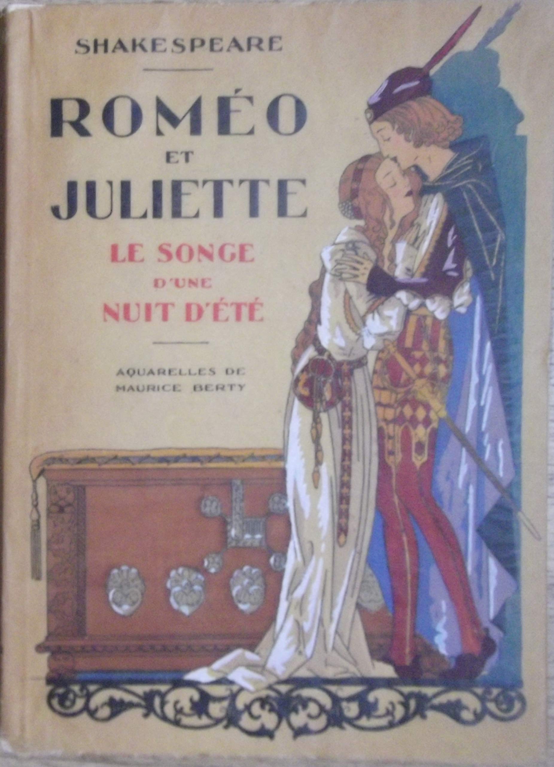 Roméo et juliette... le songe d'une nuit d'été... aquarelles de maurice berty.