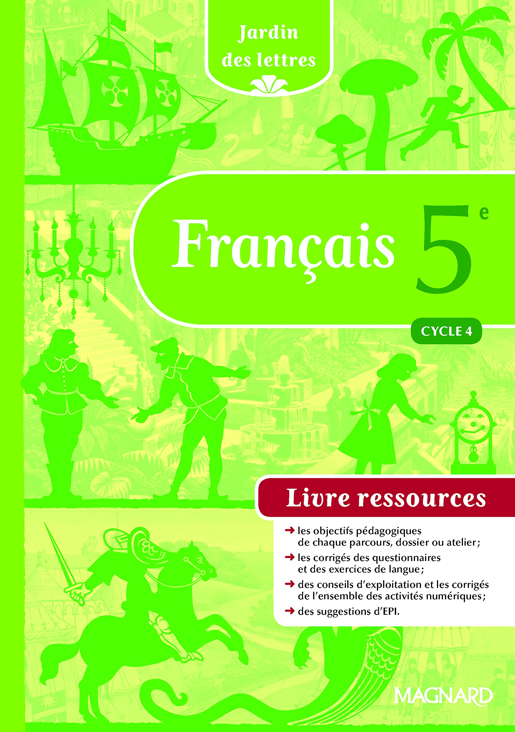 Jardin des lettres 5e (2016) - Livre du professeur 9782210107137