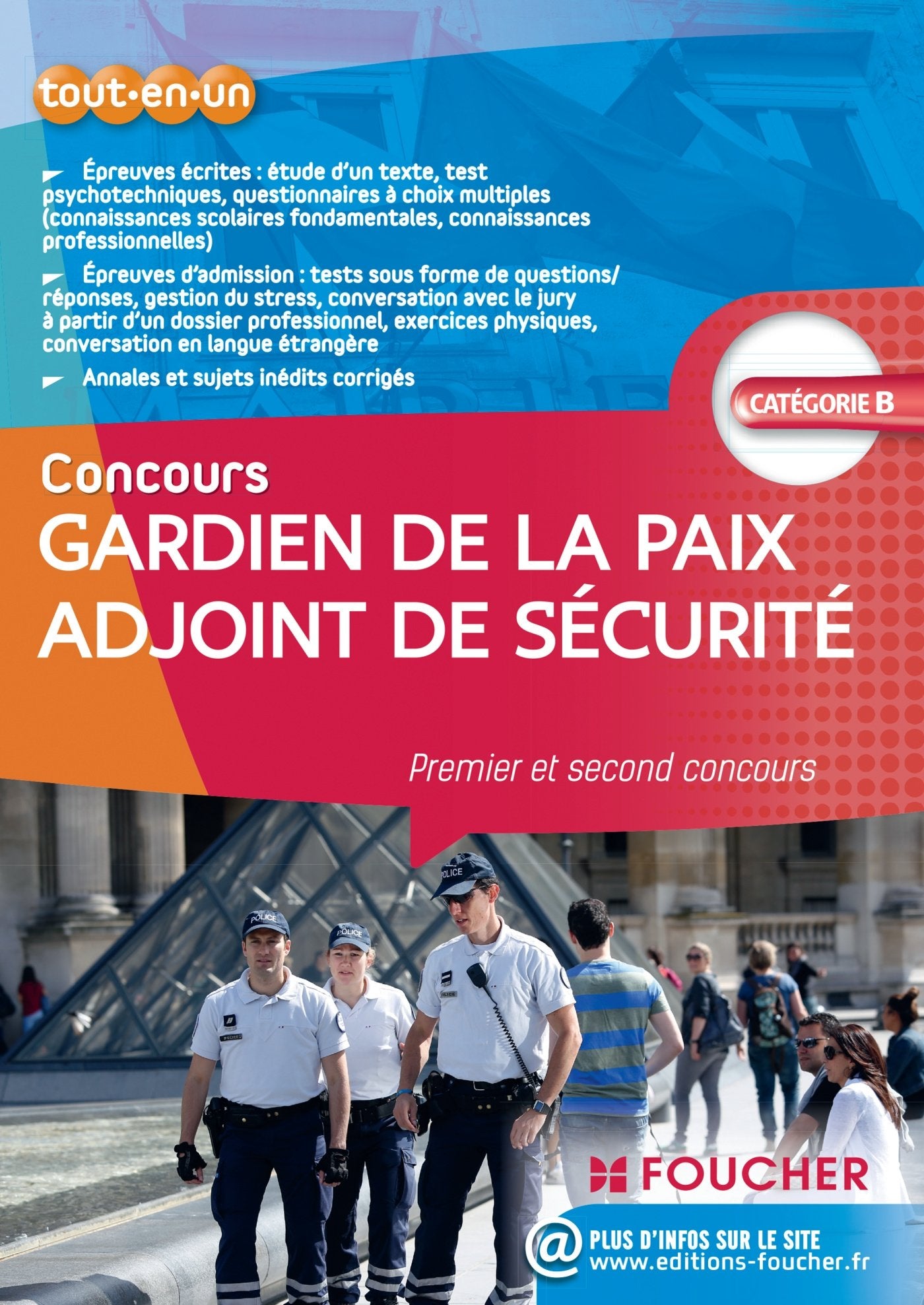 Concours gardien de la paix / adjoint de sécurité: Premier et second concours 9782216128754