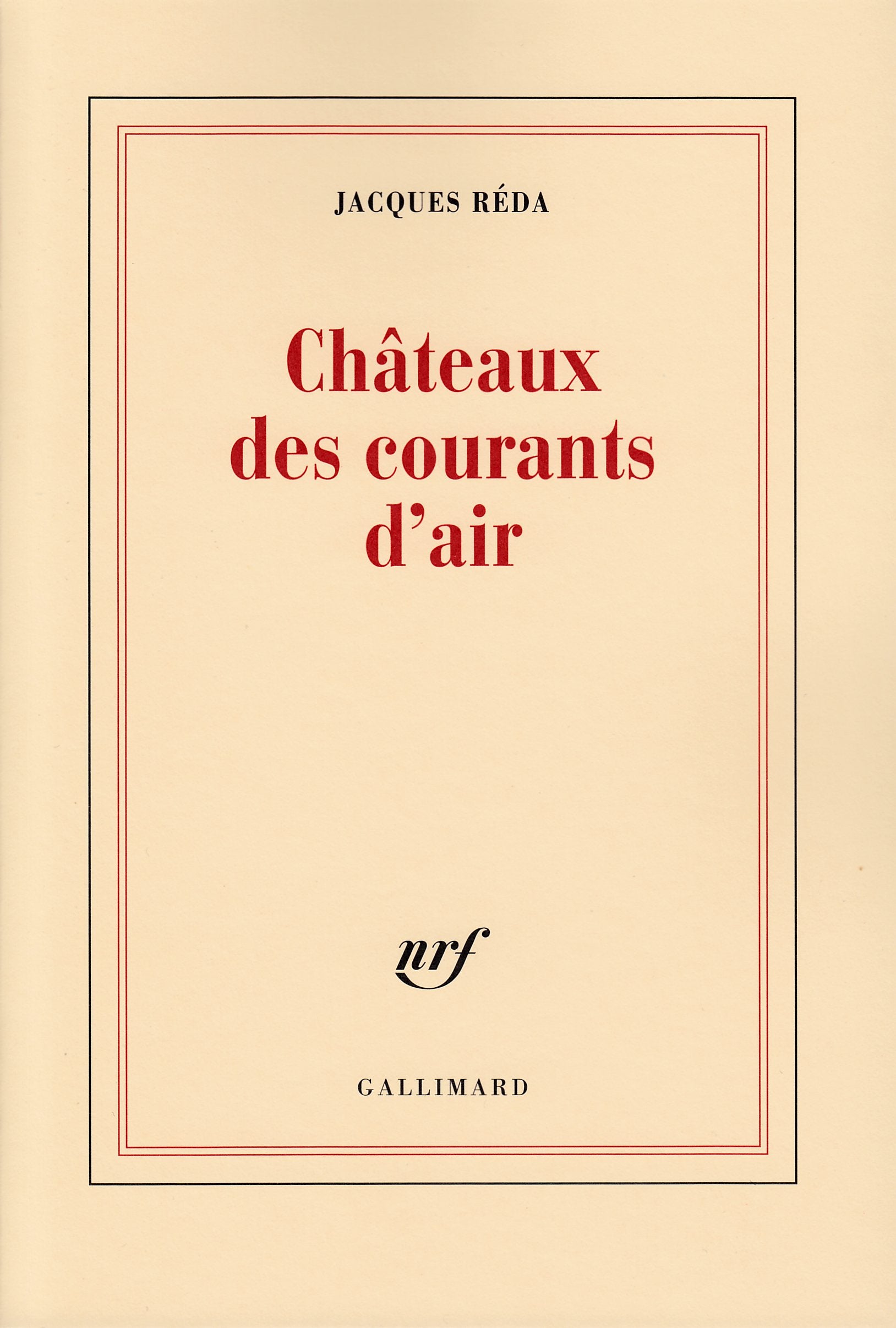 Châteaux des courants d'air 9782070708192