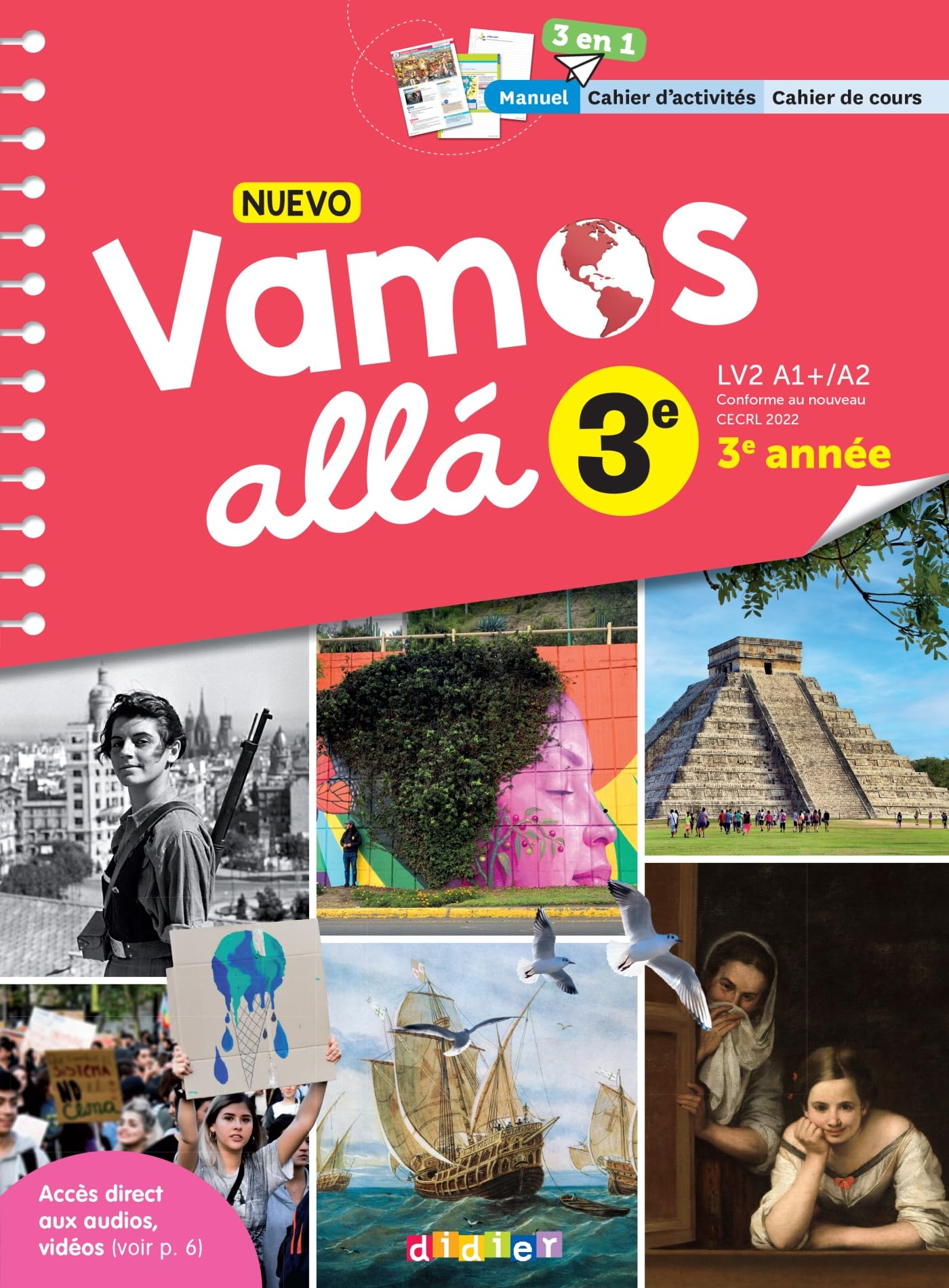 NUEVO Vamos allá 3e - Ed. 2024 - Manuel-cahier élève 9782278106738