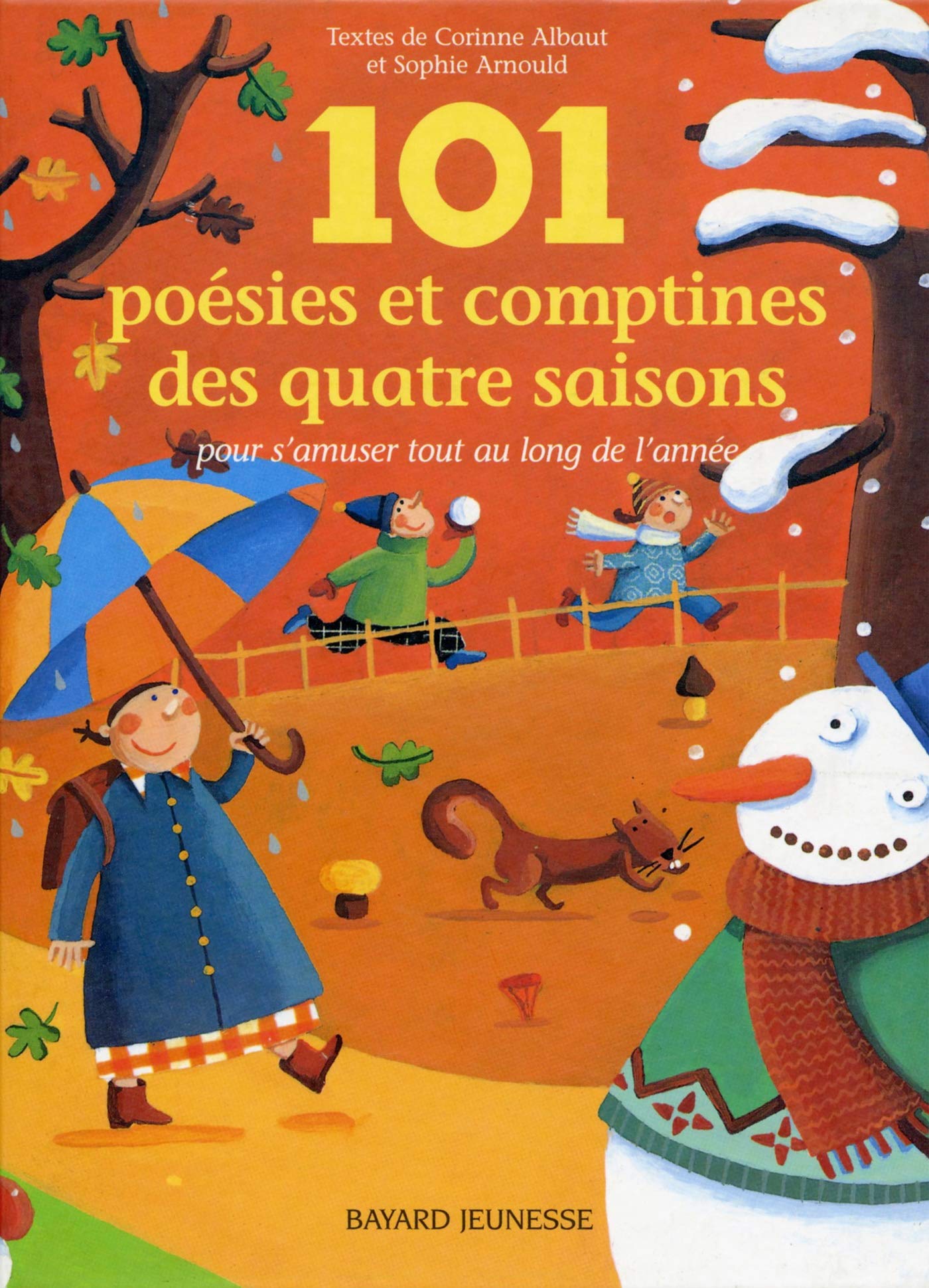 101 poésies et comptines des quatre saisons 9782227701496