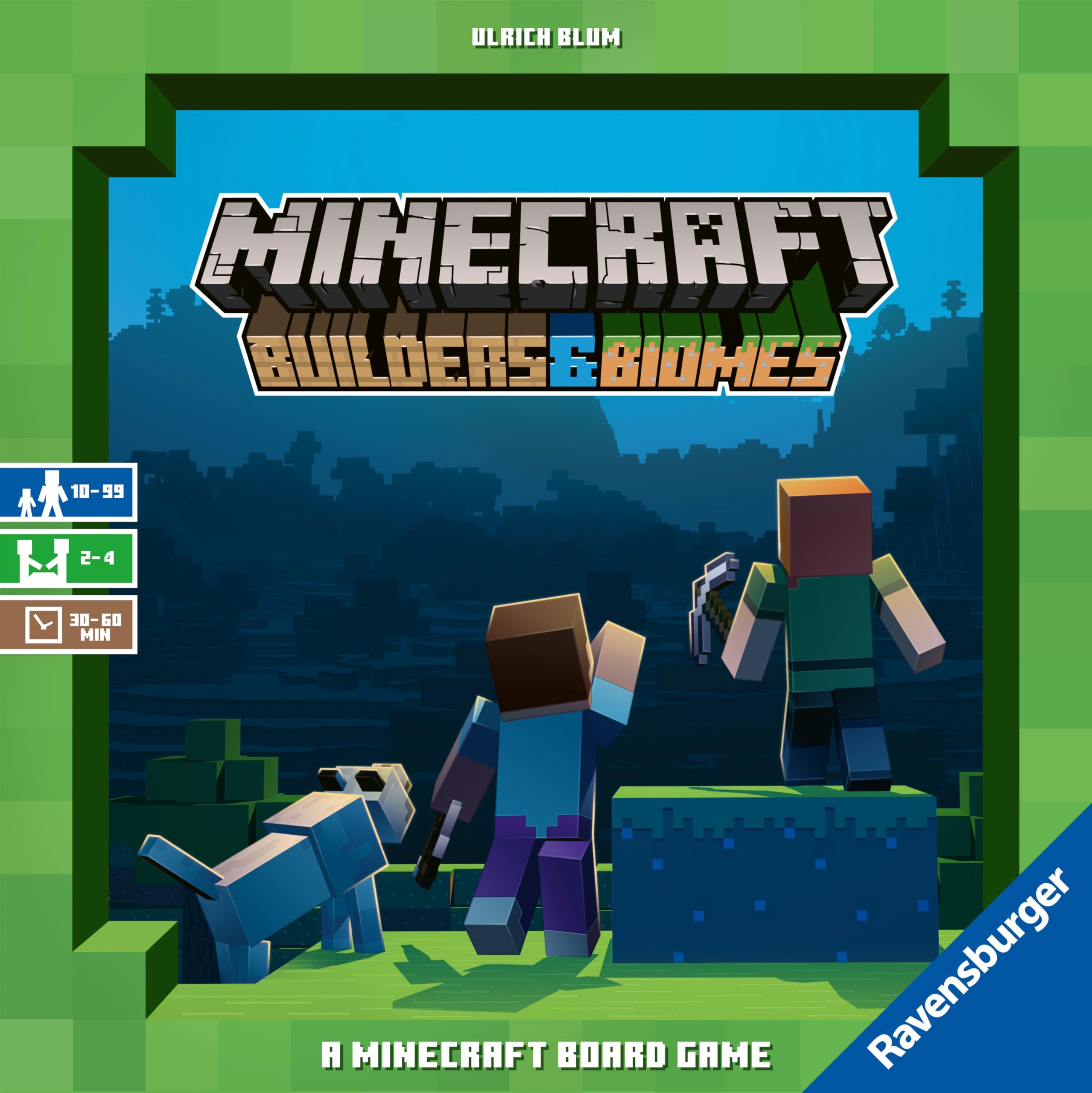 Ravensburger - Minecraft Builders & Biomes - Jeu de Société Issu du Jeu Vidéo - Stratégie - 2 à 4 Joueurs dès 10 Ans - 26132 - (Multilingue – Français Inclus) 4005556261321
