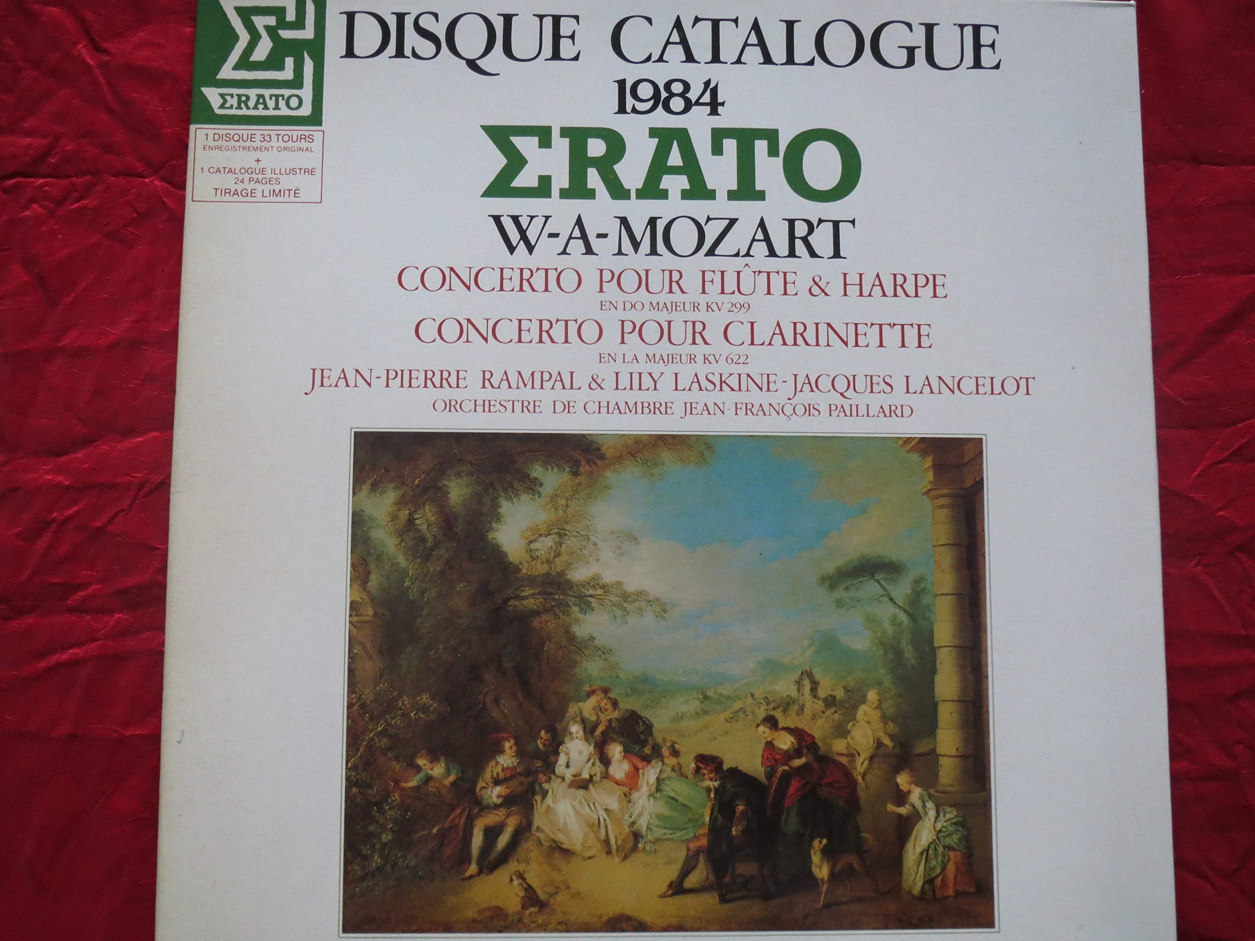 Concerto pour flute et harpe Concerto pour clarinette 3269657017510