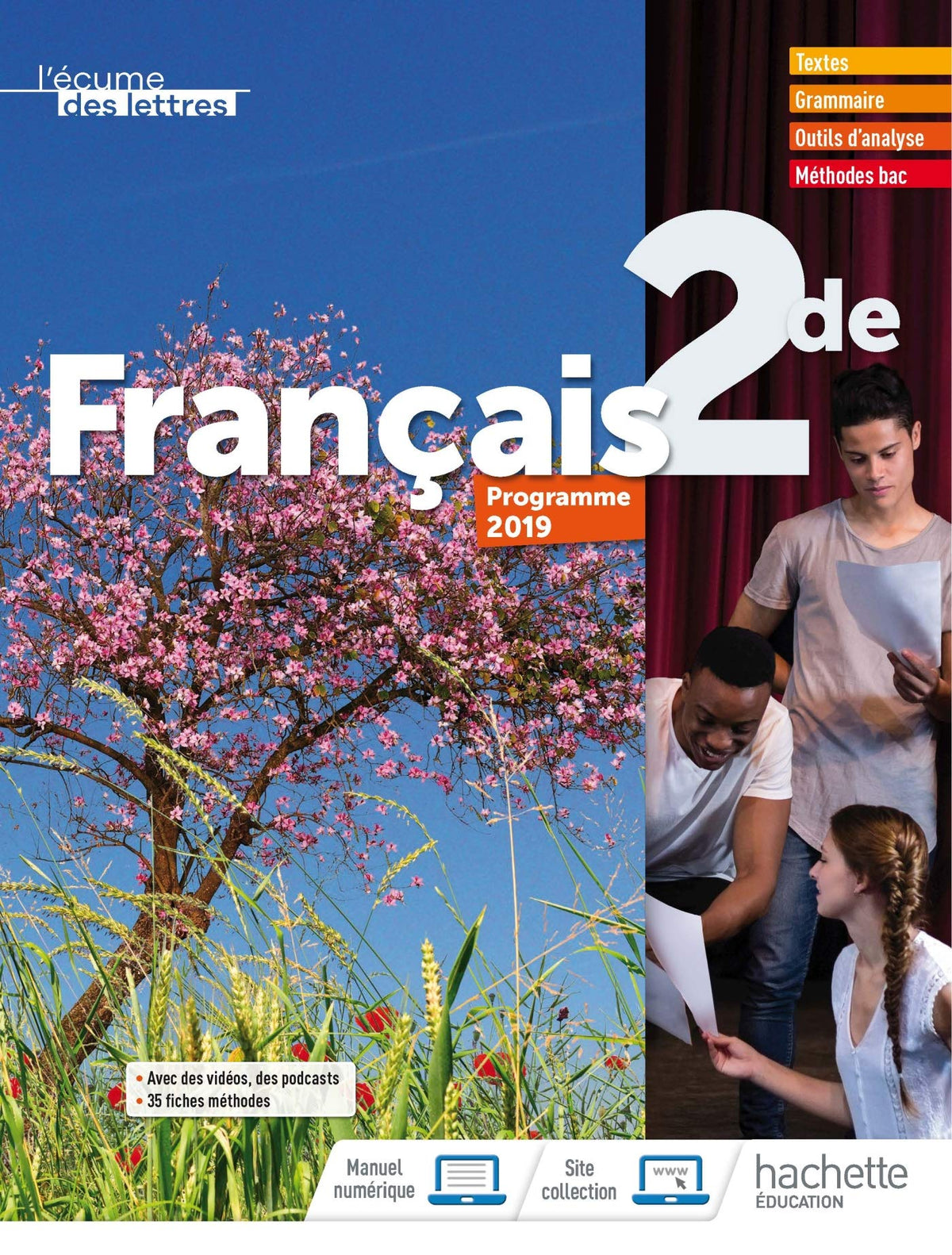 L'écume des lettres 2nde - Livre élève - éd. 2019 9782013954204