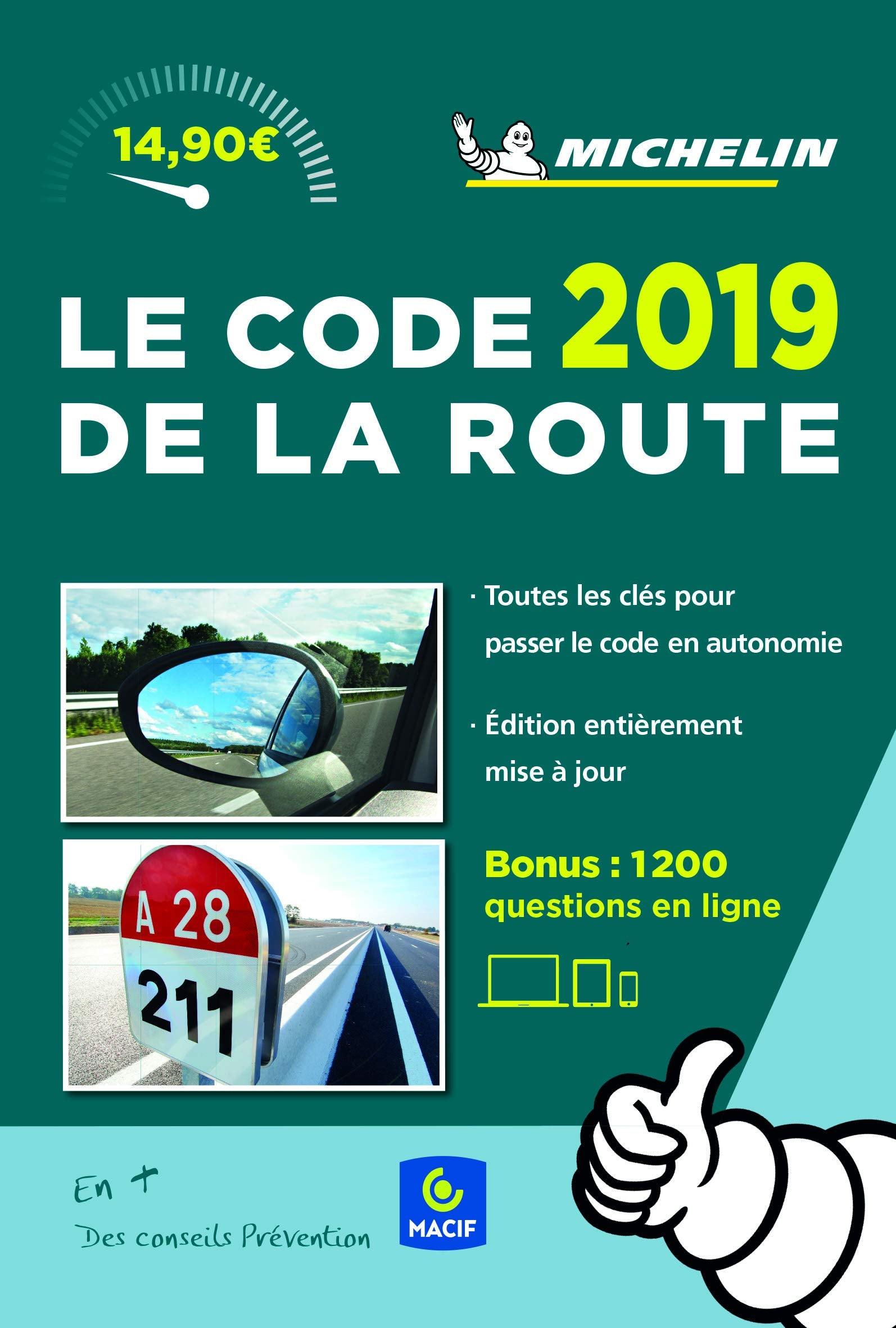CODE DE LA ROUTE MICHELIN 2019 9782067232266