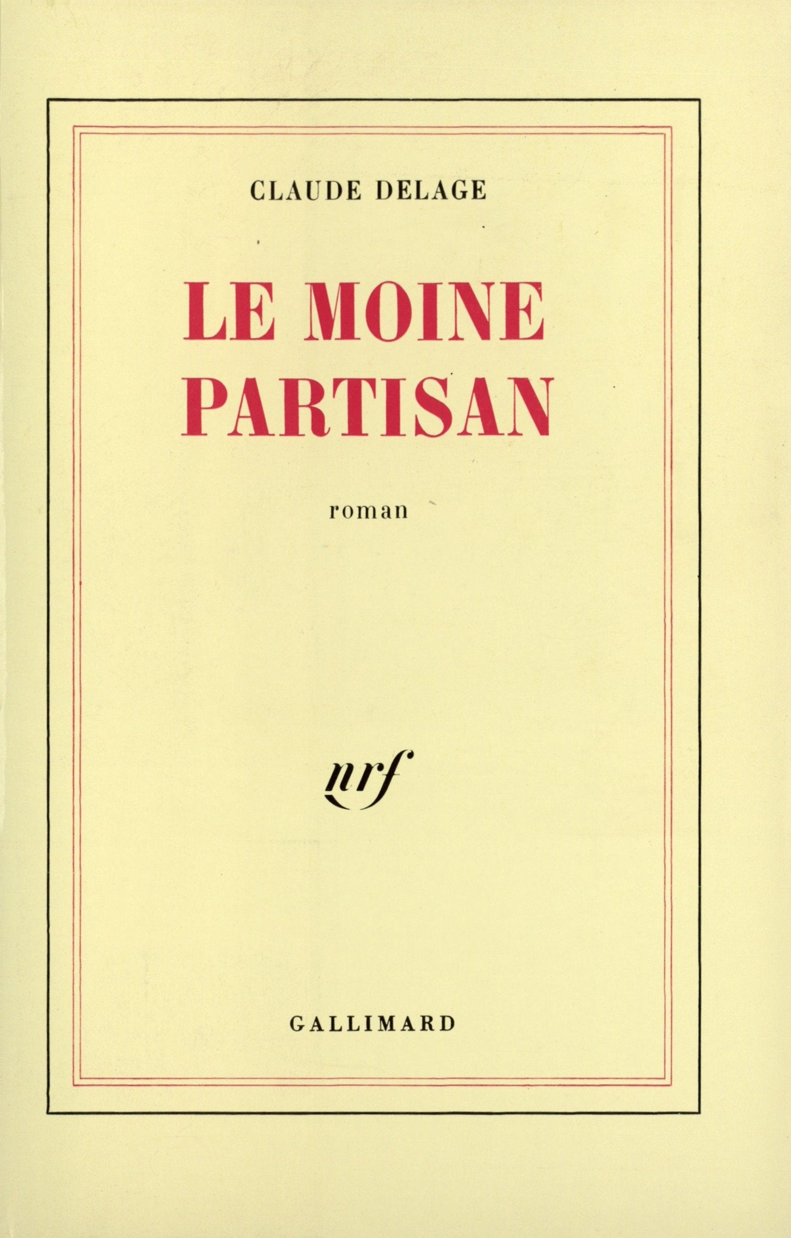 Le Moine partisan 9782070711208