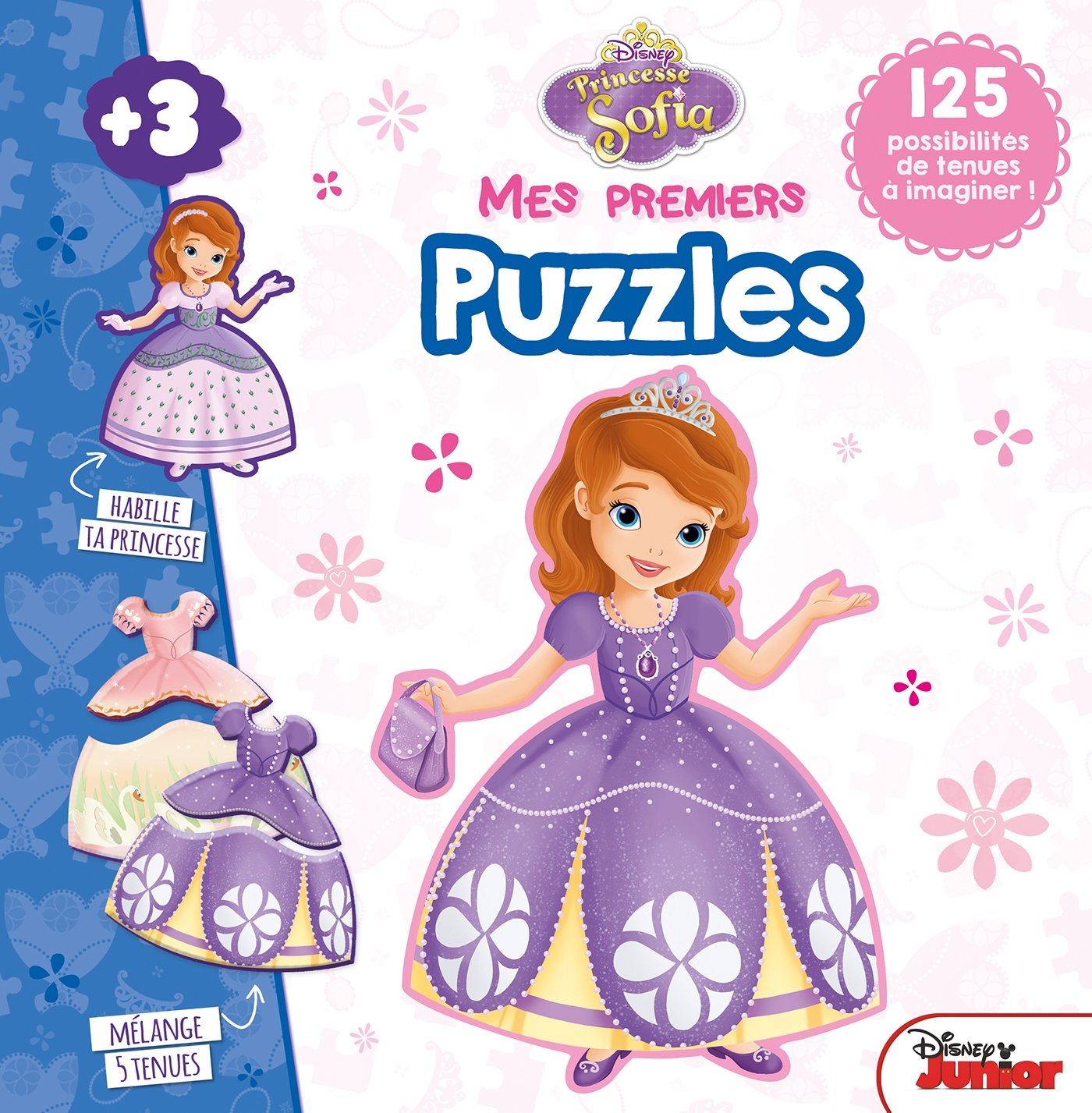 Princesse Sofia, Mes premiers Puzzles: 5 puzzles de 3 pièces 9782014009439