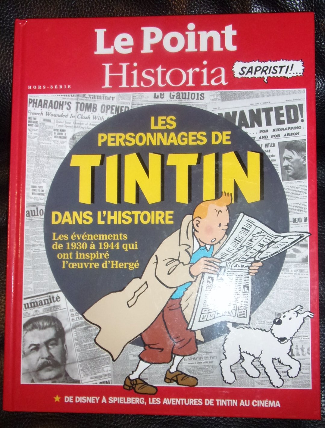Les personnages de Tintin dans l'Histoire : Les événements de 1930 à 1944 qui ont inspiré l'oeuvre d'Hergé 9782912715548