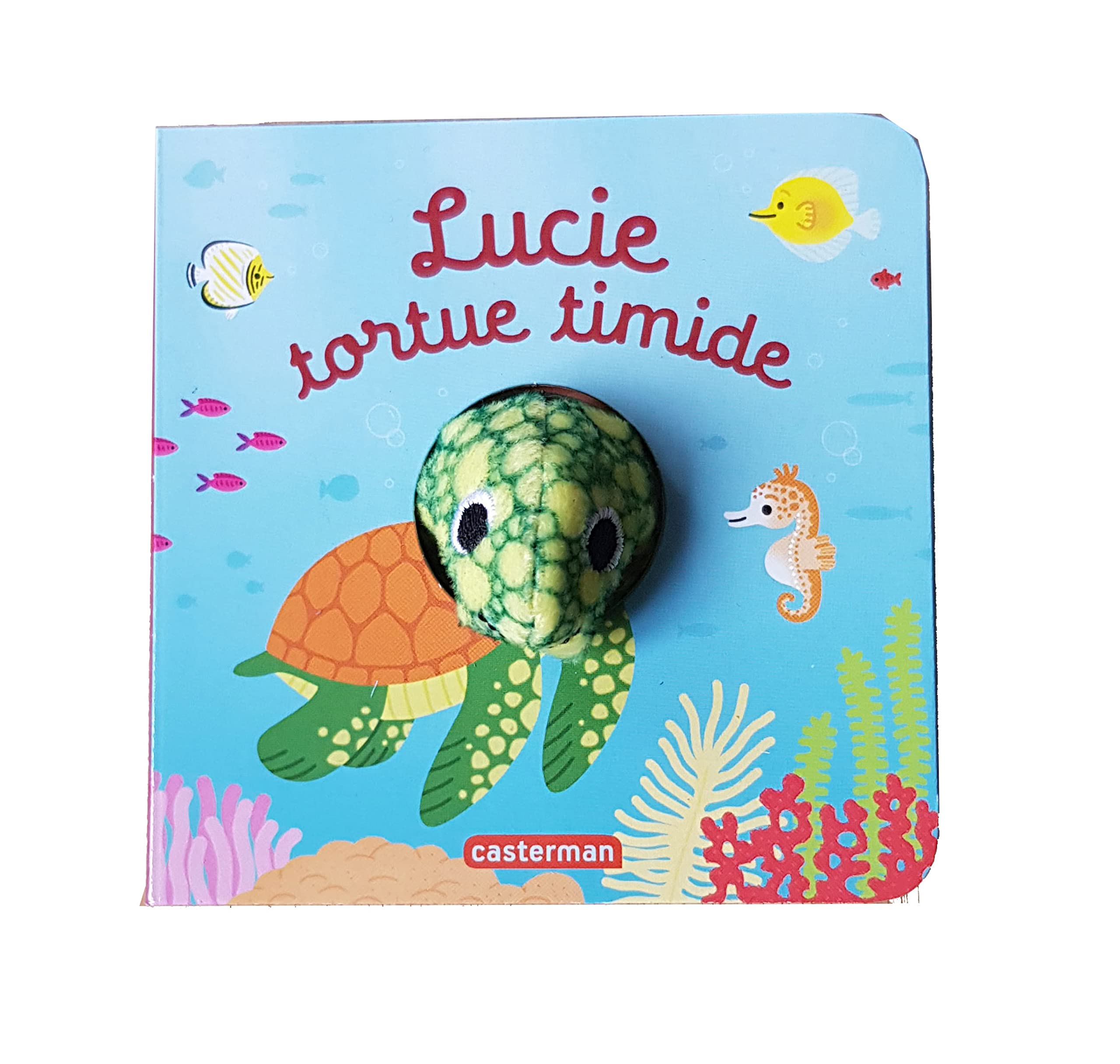 Lucie, tortue timide: Livre marionnette pour bébé - dès 3 mois 9782203218956