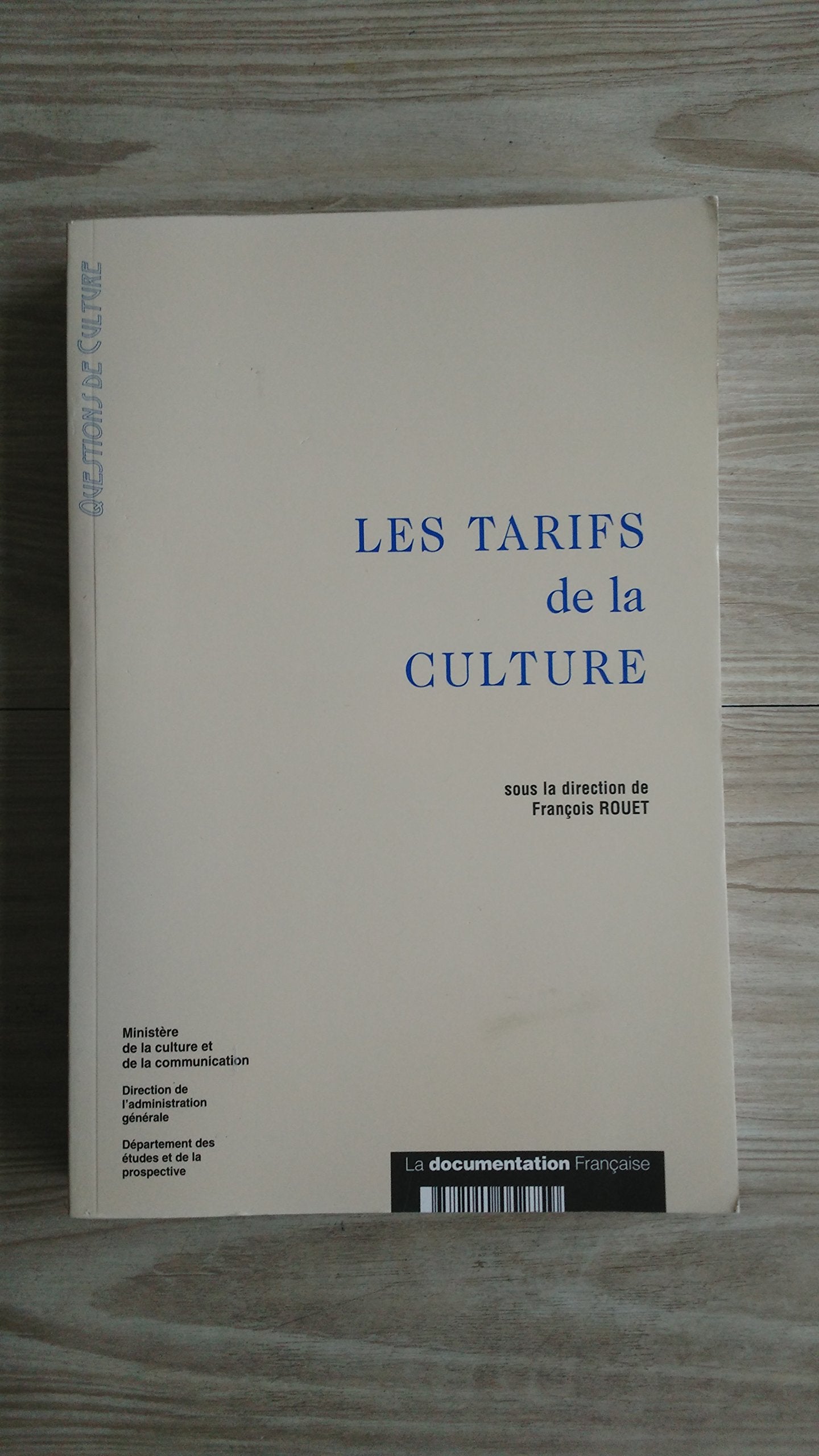 Les tarifs de la culture 9782110052759