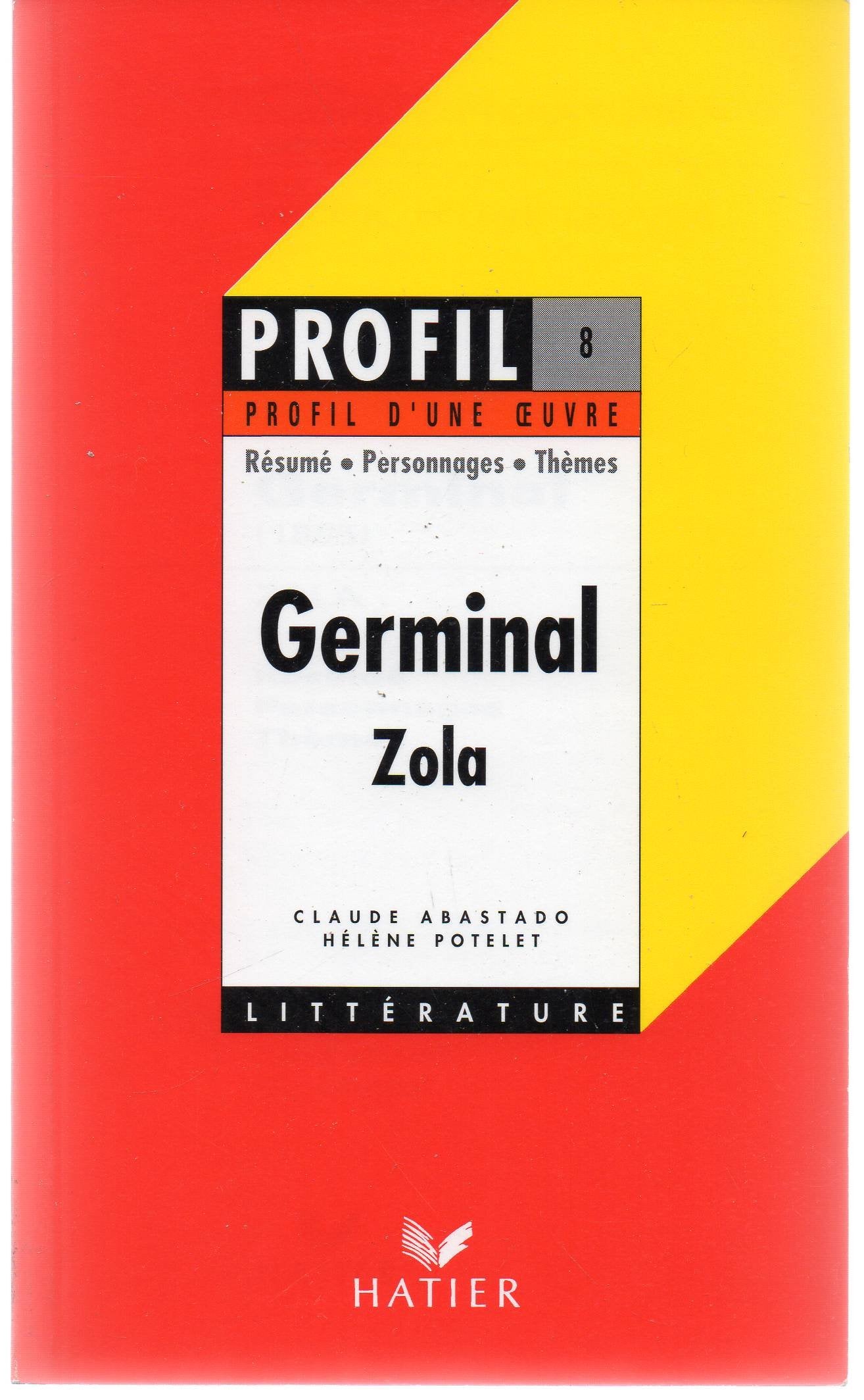 Profil D'une Oeuvre : Germinal 9782218050077