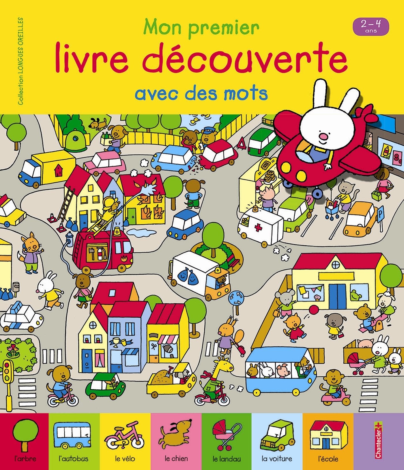 Longues oreilles - mon premier livre découverte avec des mots (2-4 a.) 9782803455737