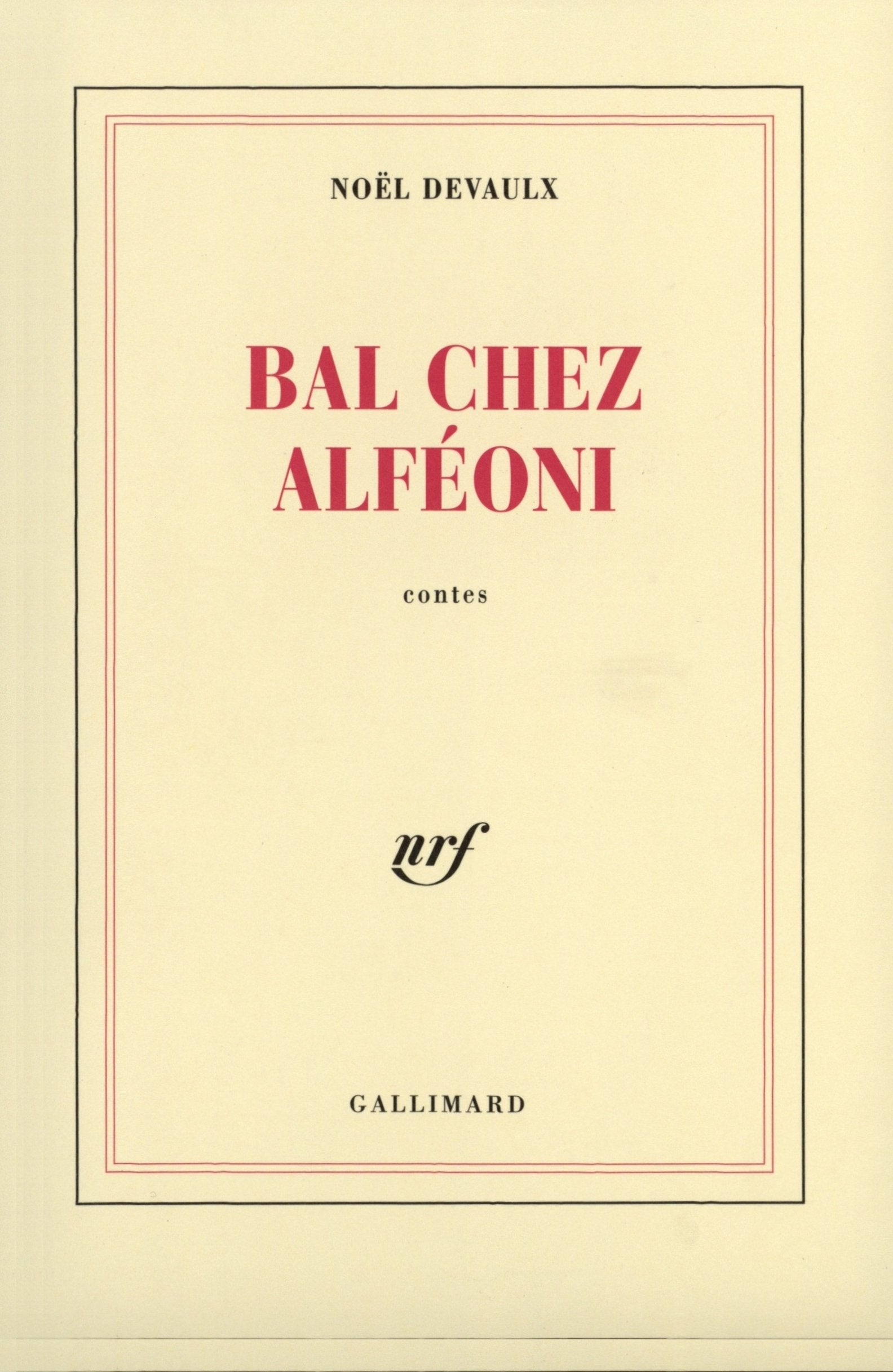 Bal chez Alféoni 9782070218936