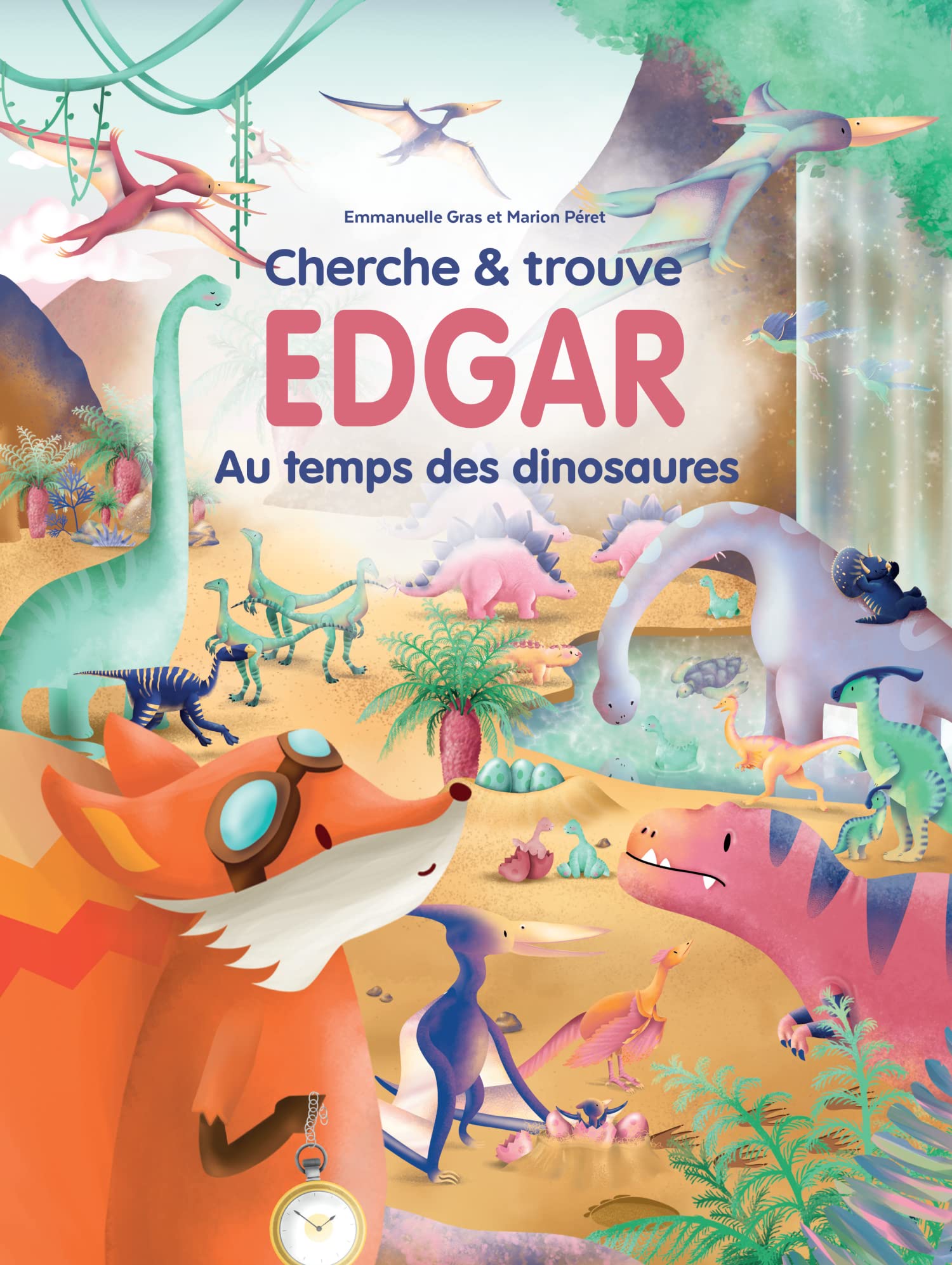 Cherche & trouve Edgar Au temps des dinosaures 9782383551393
