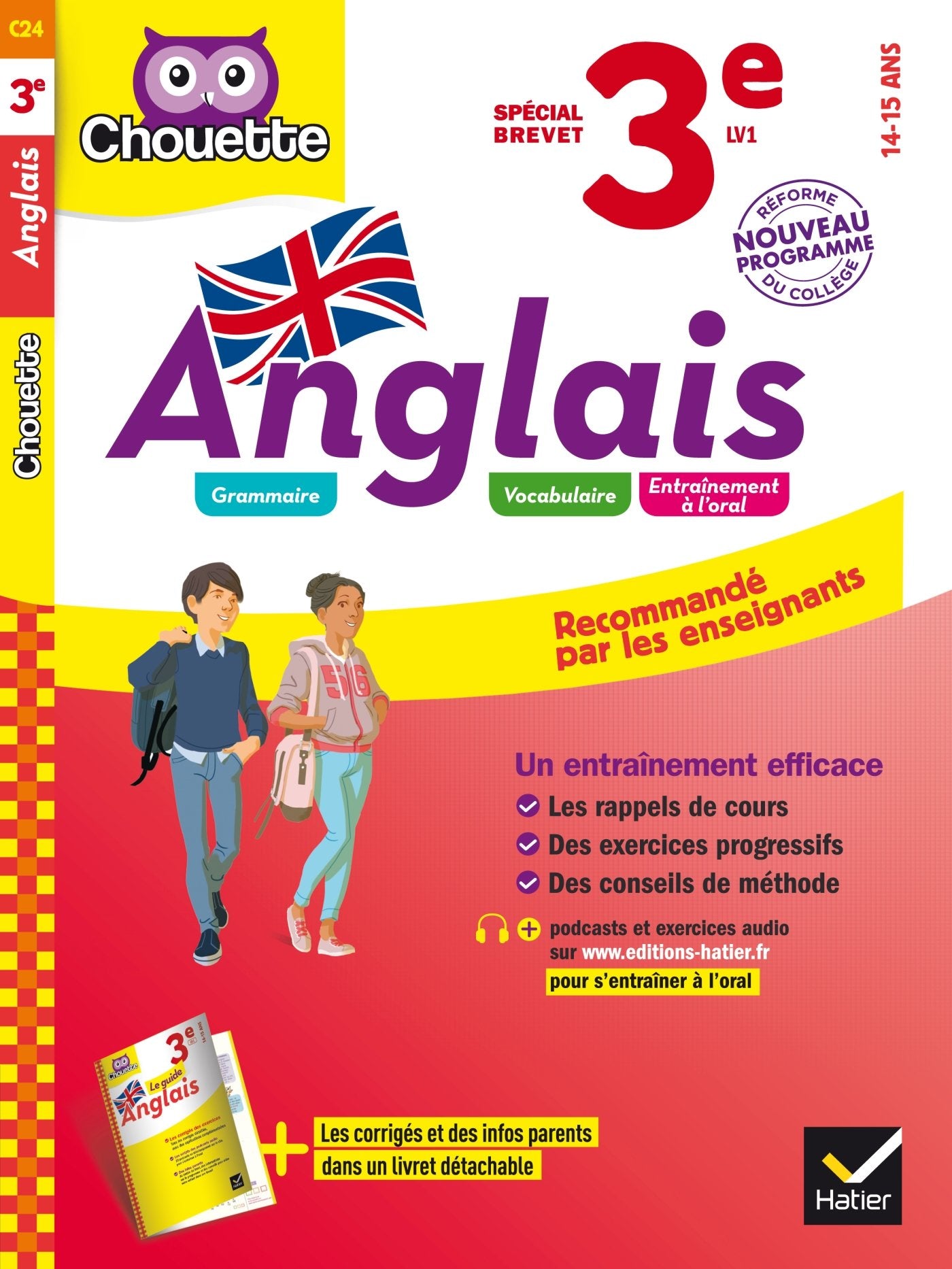 Anglais 3e - LV1 (A2+, B1): cahier d'entraînement et de révision 9782218996559
