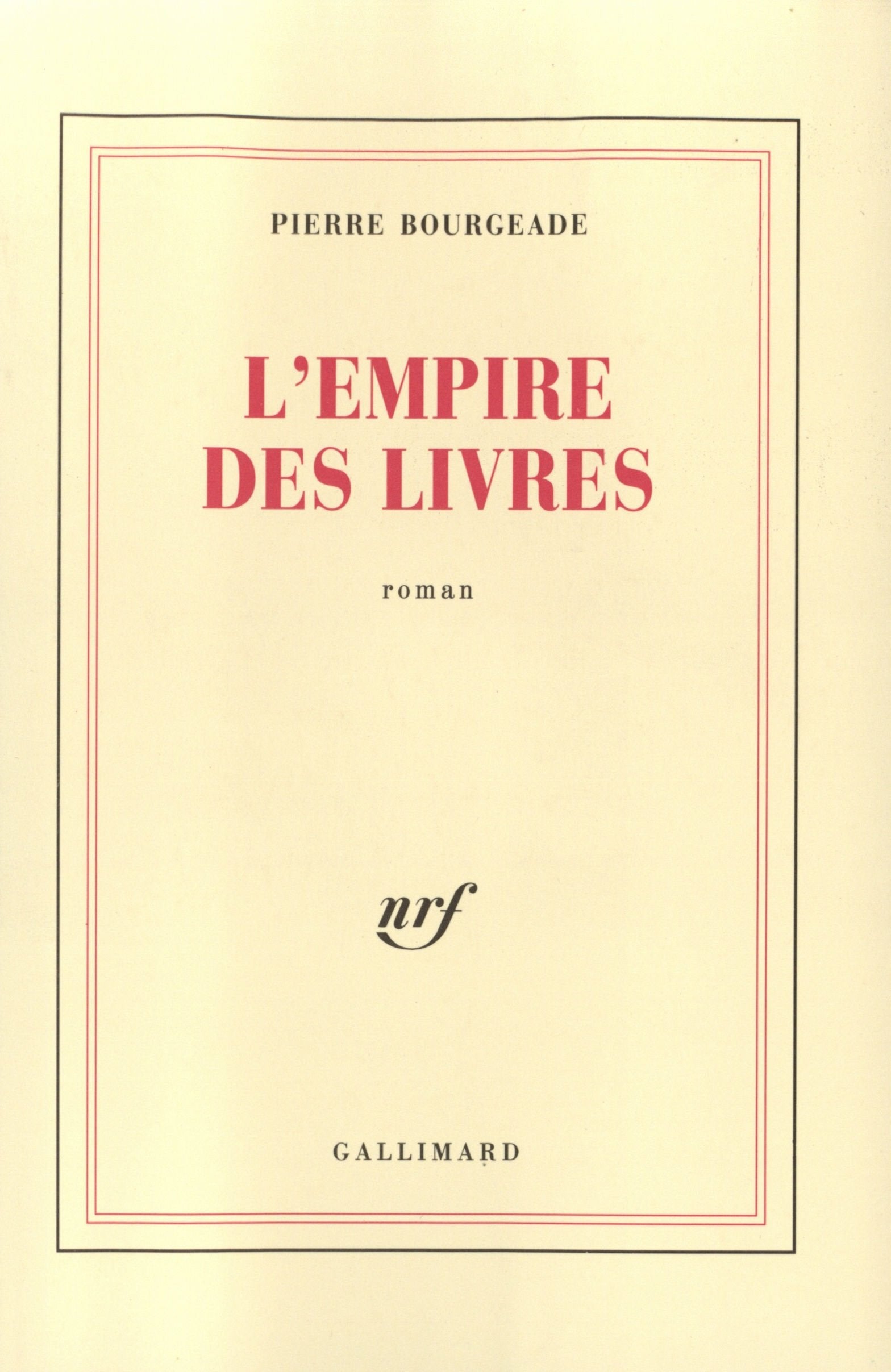 L'Empire des livres 9782070716920