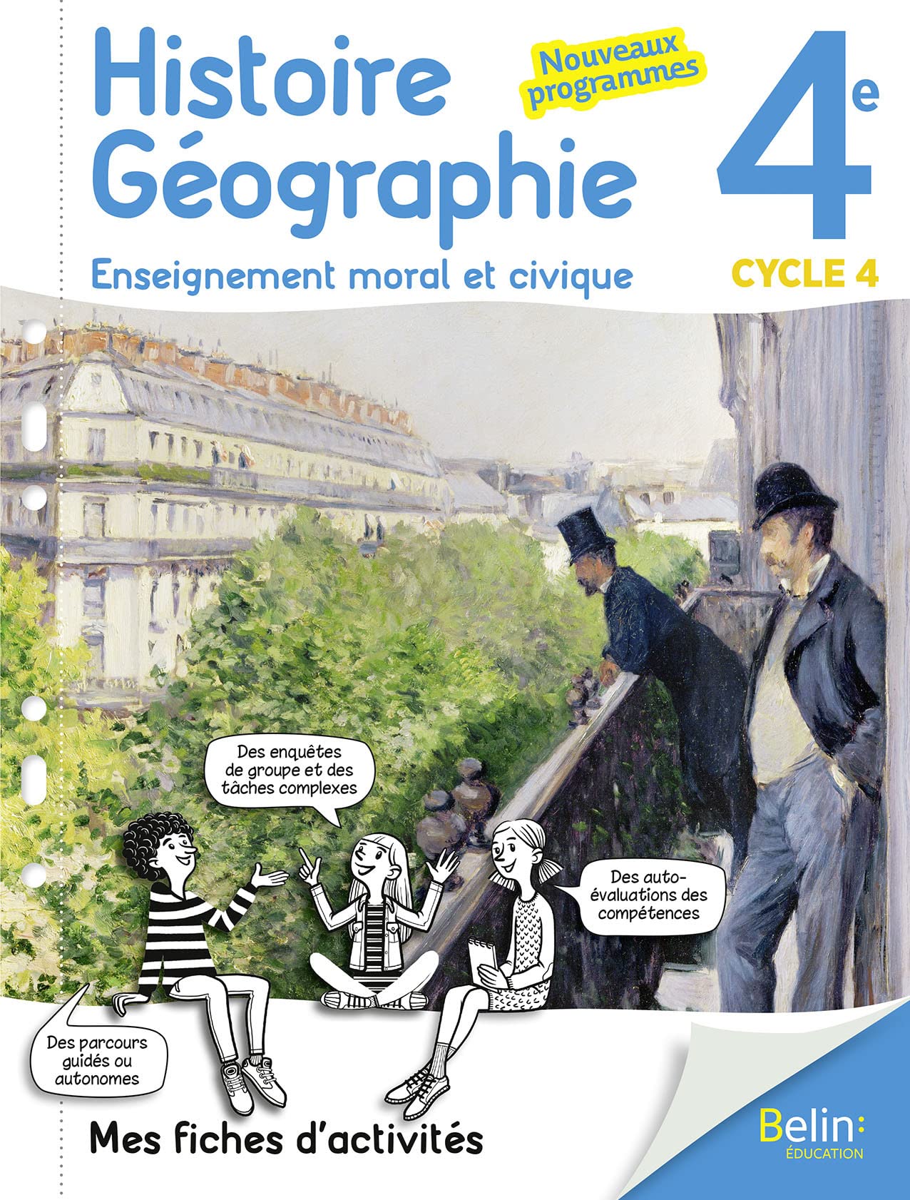 Histoire Géographie EMC 4e 2017 Mes fiches d'activités 9782410004670