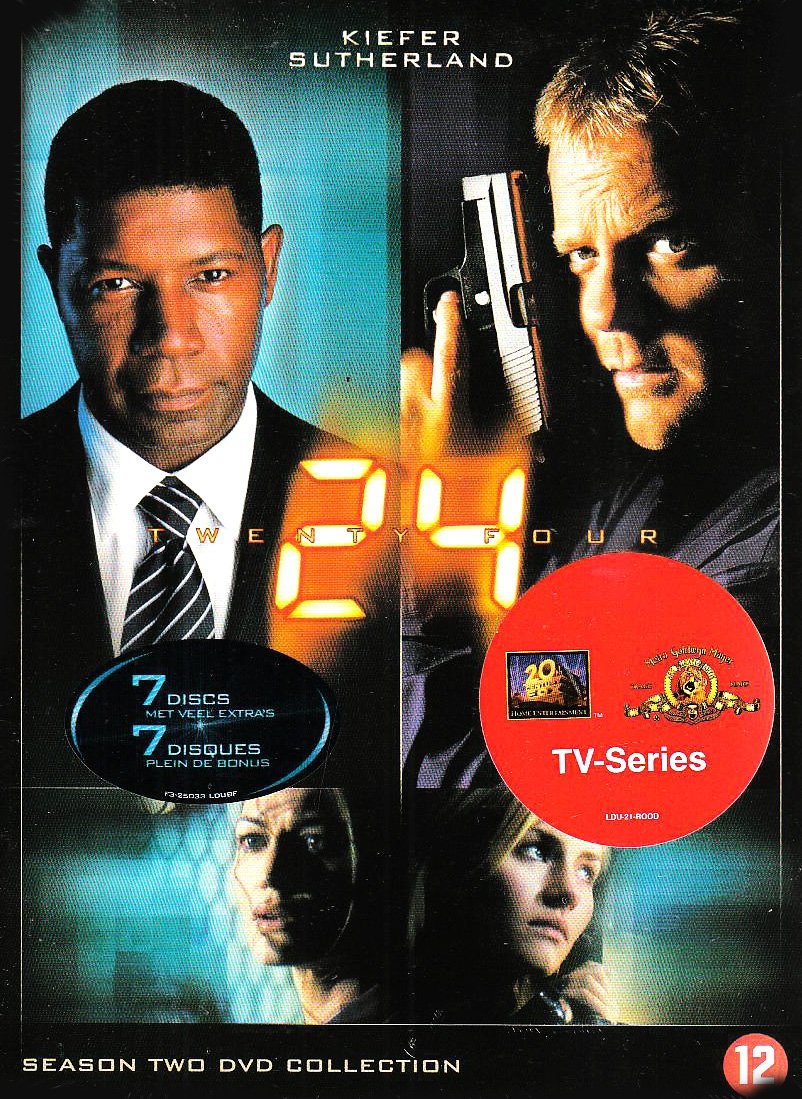 24 Heures chrono : L'Intégrale Saison 2 (24 épisodes) - Coffret 7 DVD 8712626015062