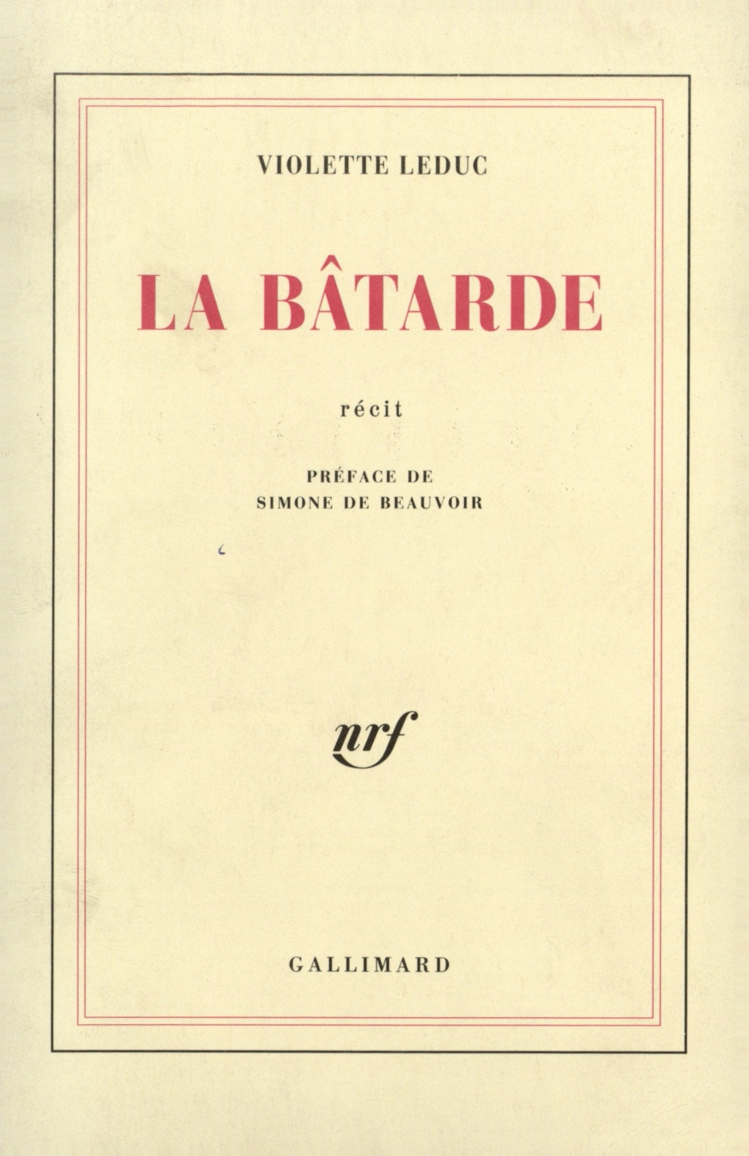 La Bâtarde 9782070238361