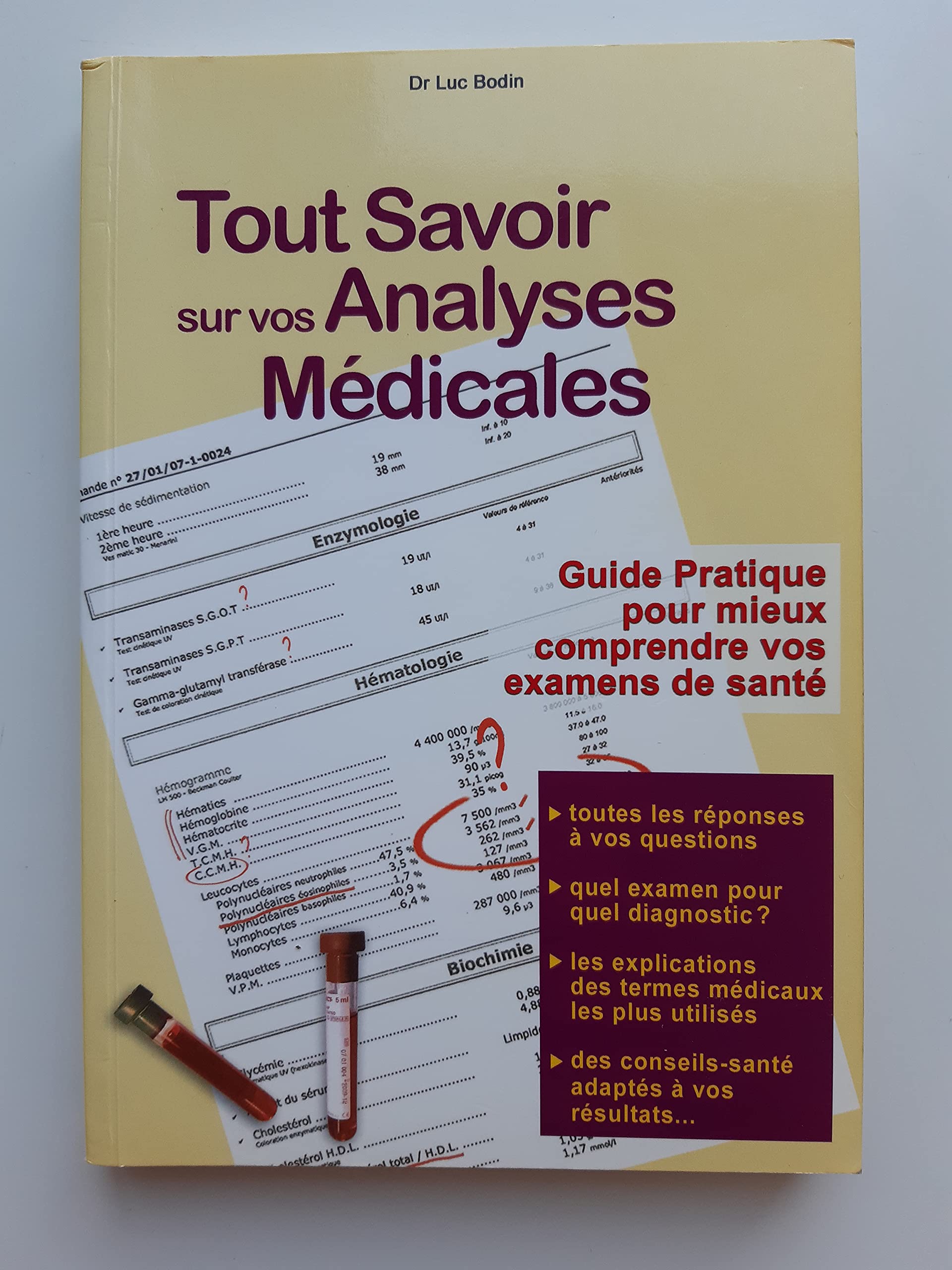 tout savoir sur vos analyses medicales 9782354710071