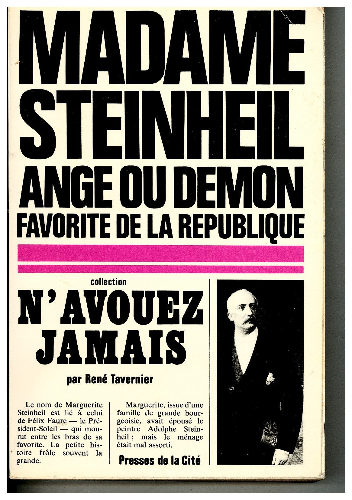 Madame Steinheil - Ange ou démon - Favorite de la république