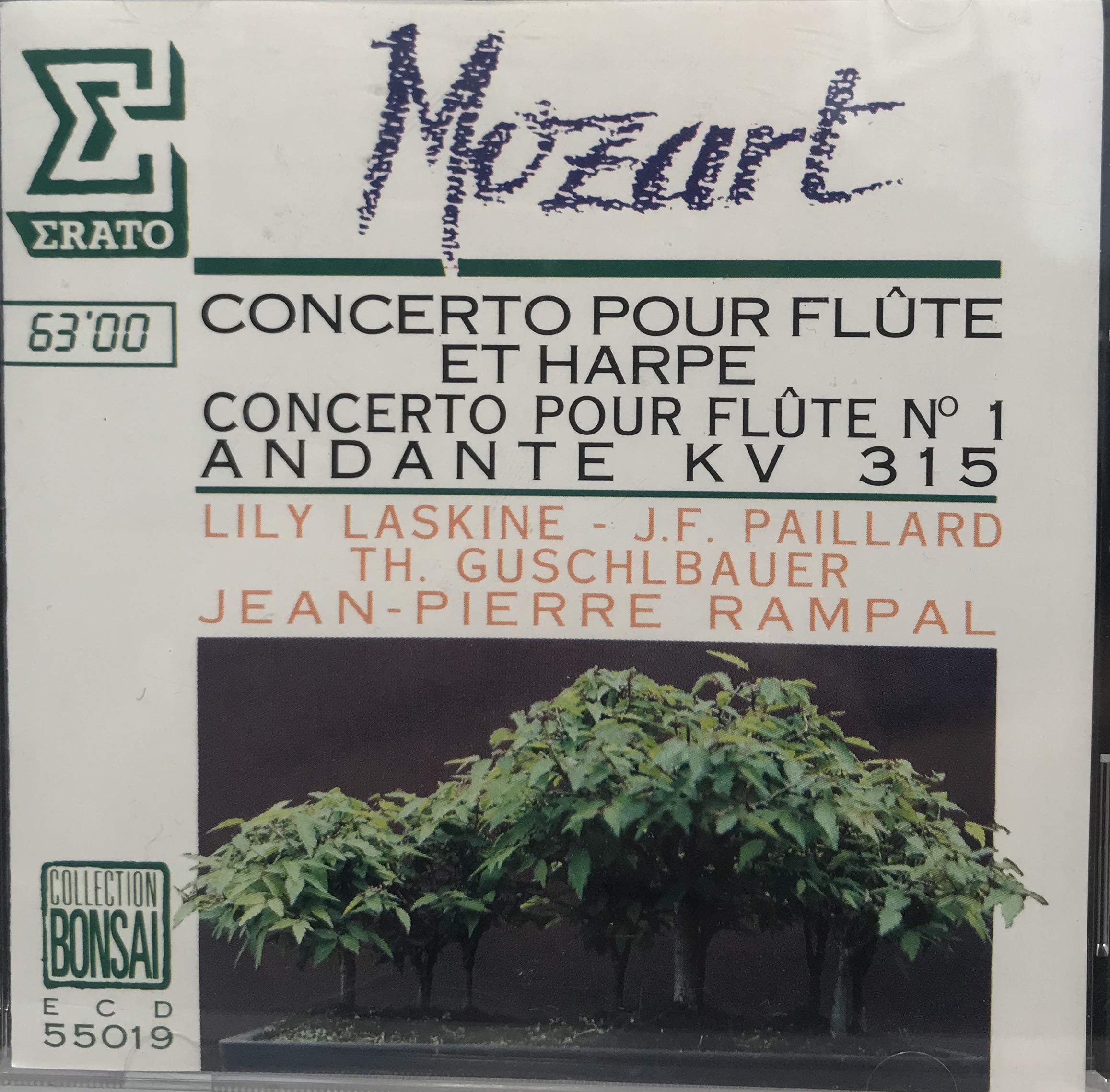 Concerto pour flûte et harpe - Concerto pour flûte n°1 - Andante kv315 3269655501929