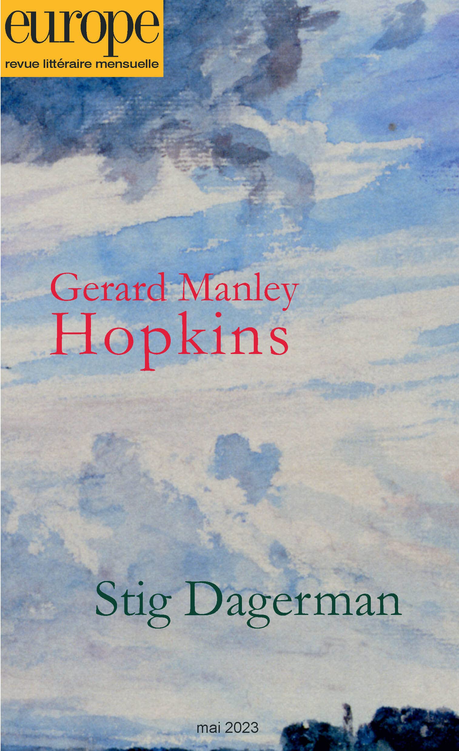 Gérard Manley Hopkins / Stig Dagerman: N° 1129 mai 2023 (2023) 9782351501290