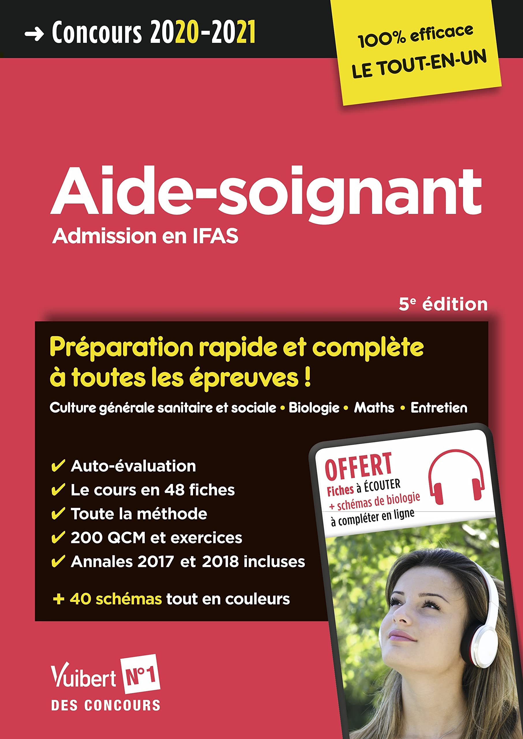 Concours Aide-soignant - Admission en IFAS: Concours 2020 - 2021 9782311206241