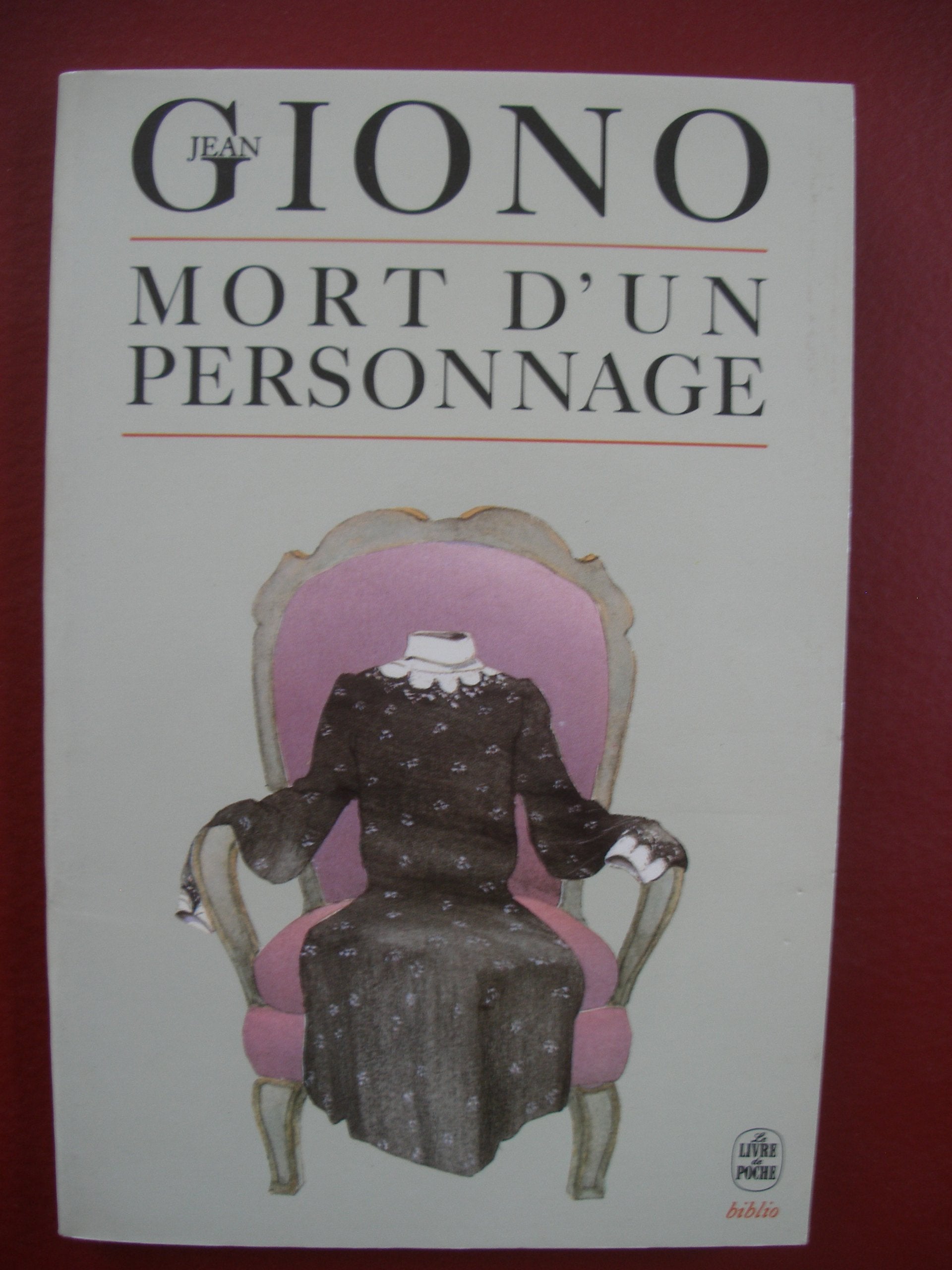 Mort d'un personnage 9782253042747