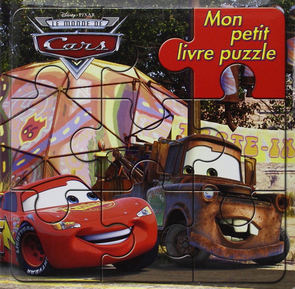 CARS - Mon Petit Livre Puzzle - 5 Puzzles 9 Pièces - Disney Pixar 9782014631425