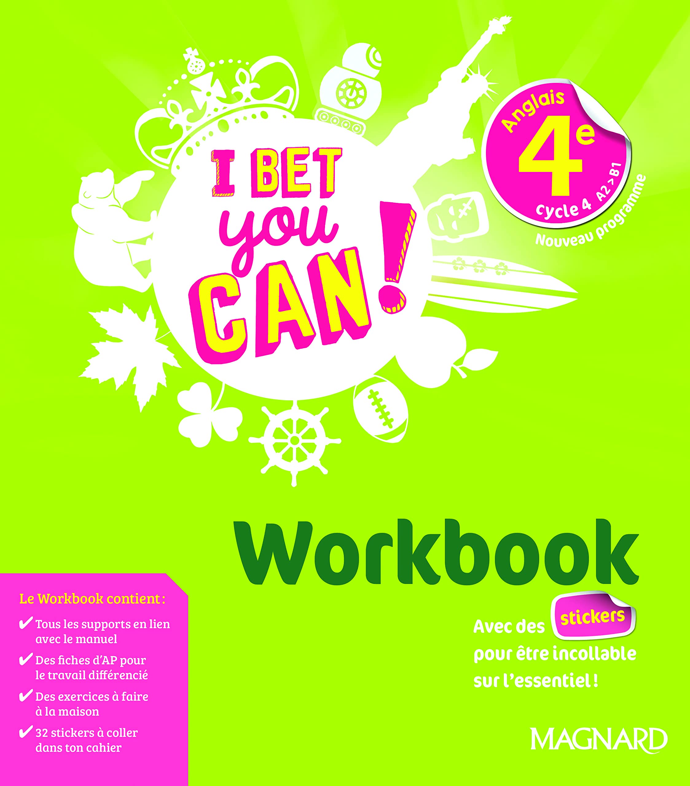 I Bet You Can! Anglais 4e (2019) - Workbook 9782210111240