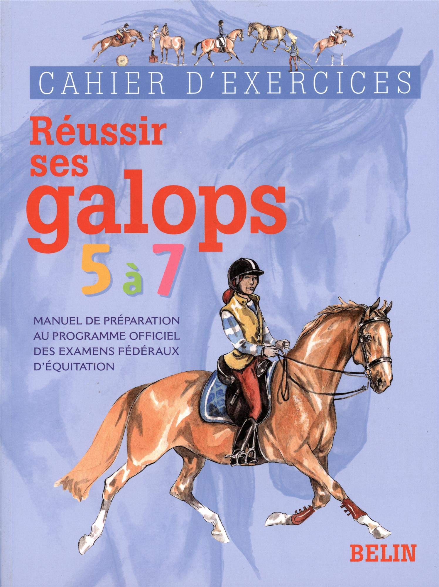 Réussir ses galops 5 à 7: Cahier d'exercices 9782701141626