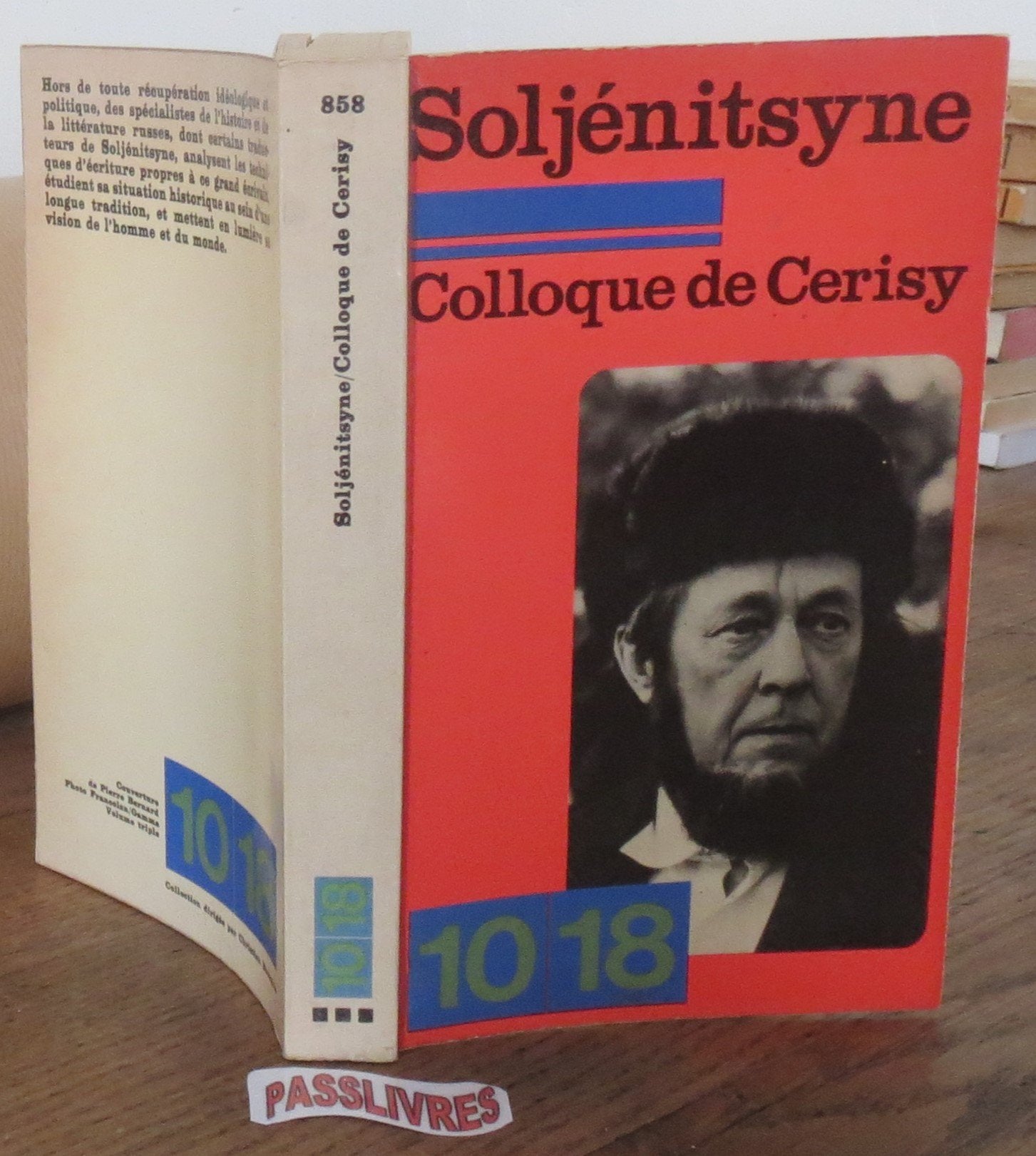 Soljénitsyne colloque de cerisy