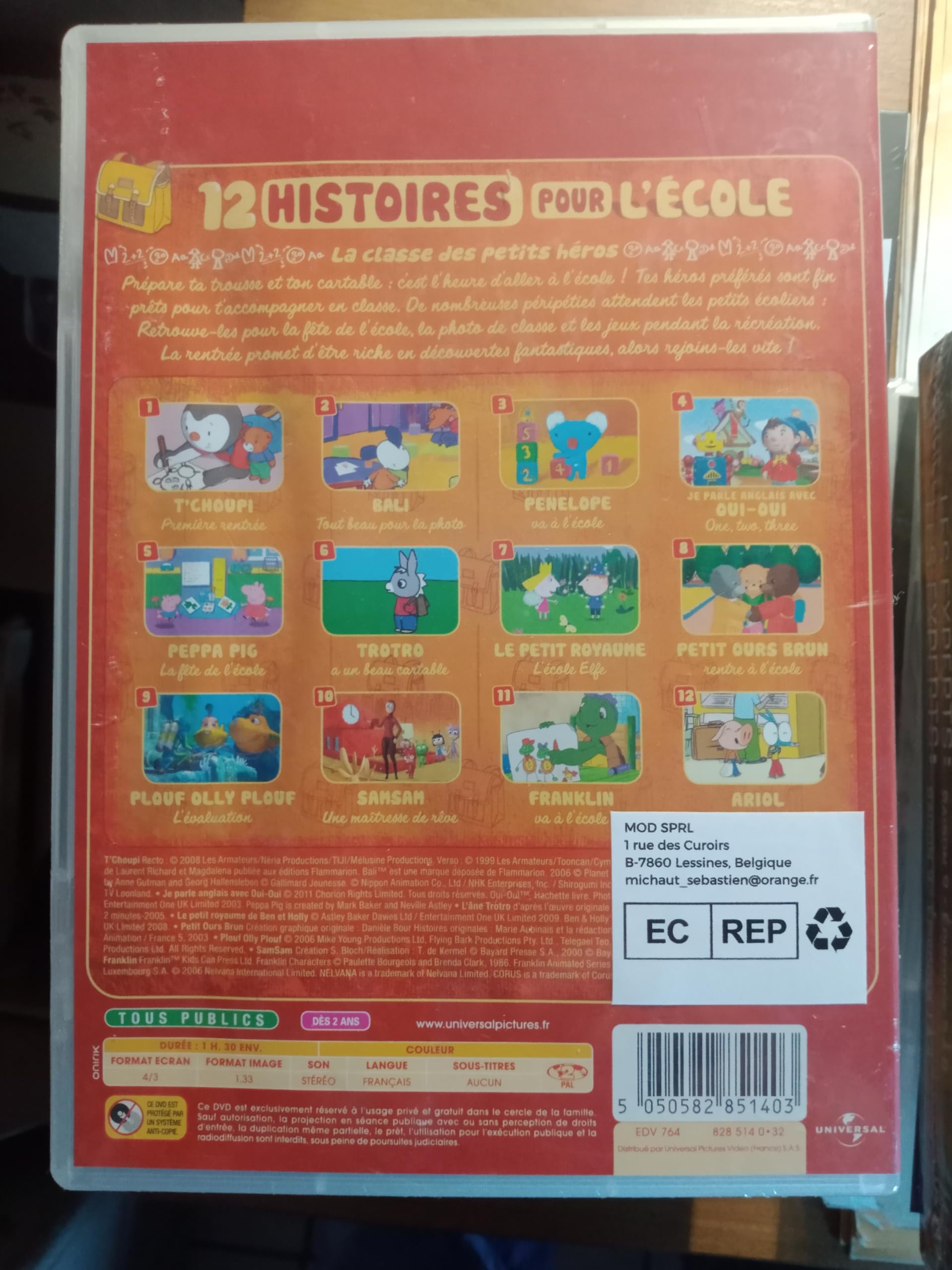 Ma Compil' -12 Histoires pour l'école-La Classe des Petits héros 5050582851403