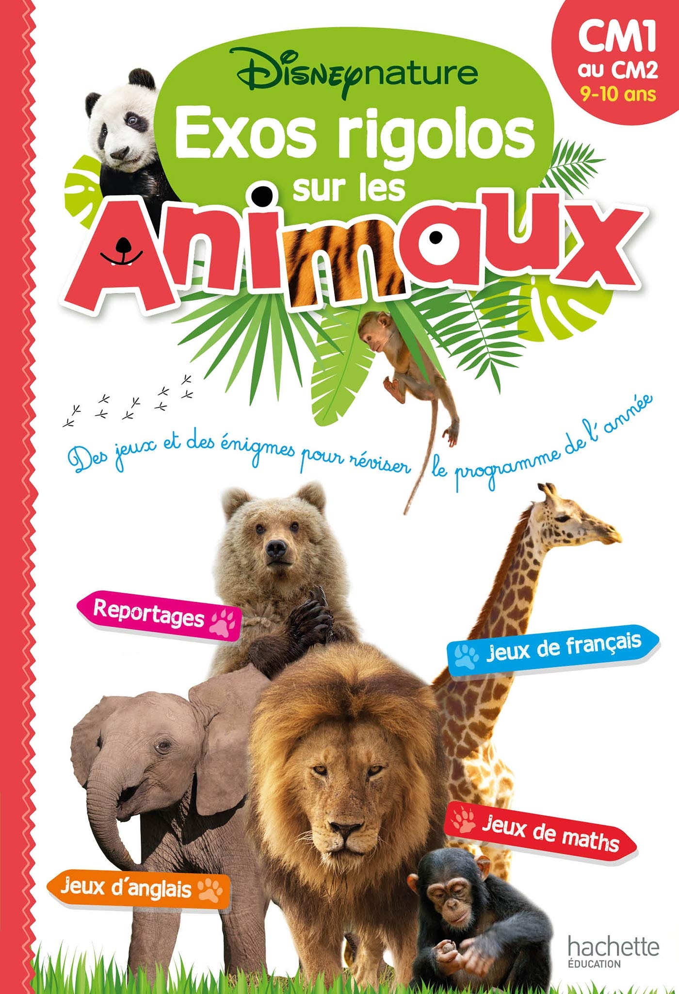 Disney Nature - Exos rigolos sur les animaux - Du CM1 au CM2 9782017017073