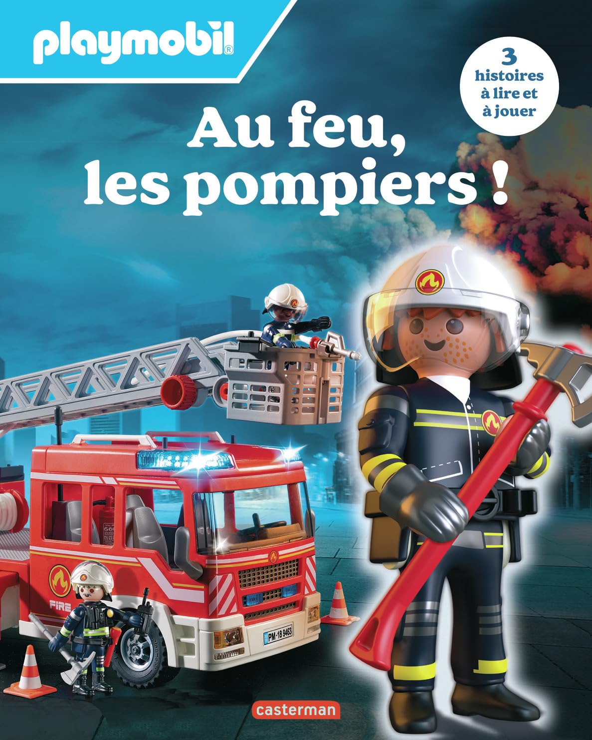 Playmobil - Au feu, les pompiers !: 3 histoires à lire et à jouer 9782203289925