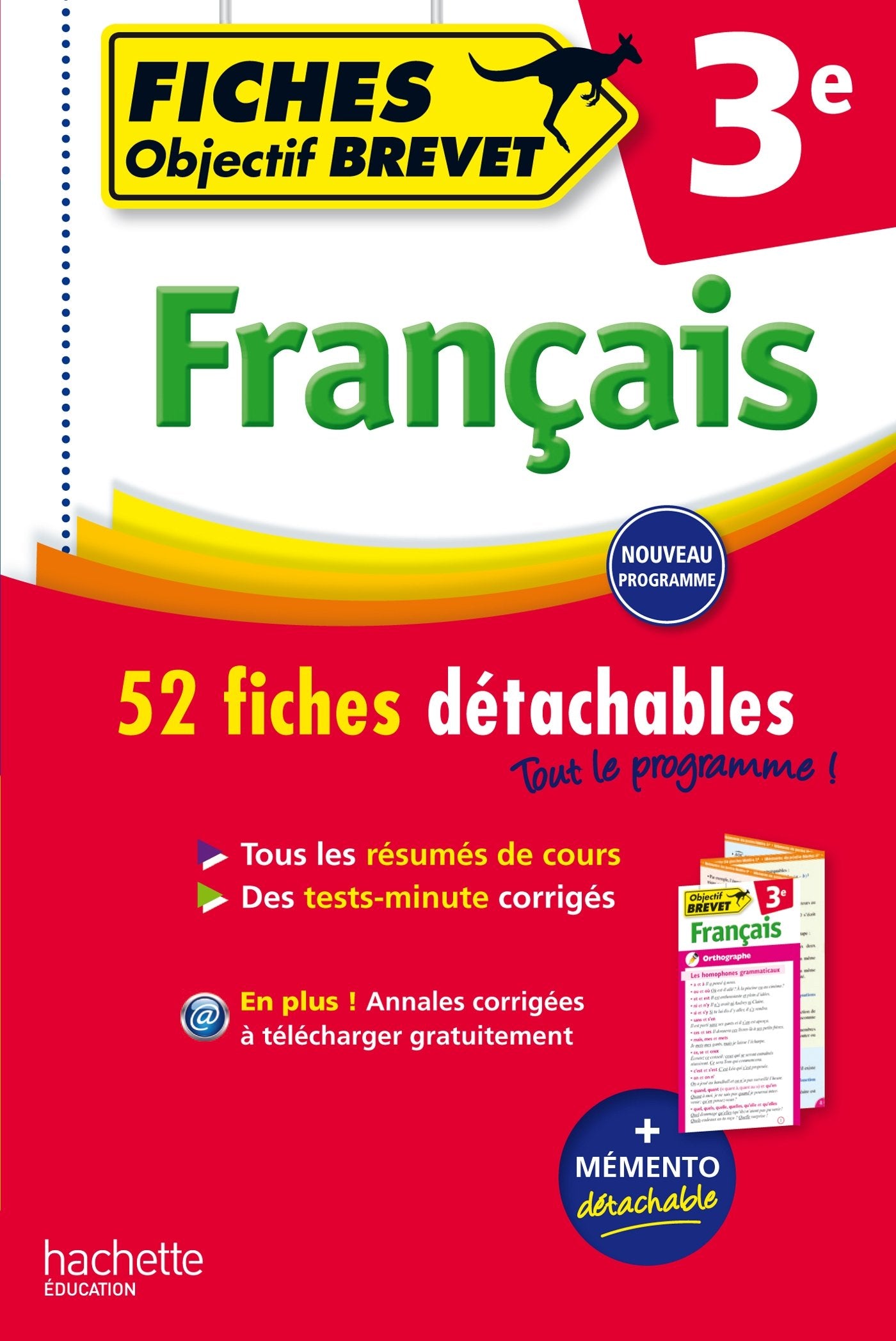 Français 3e: 52 fiches détachables 9782012707764