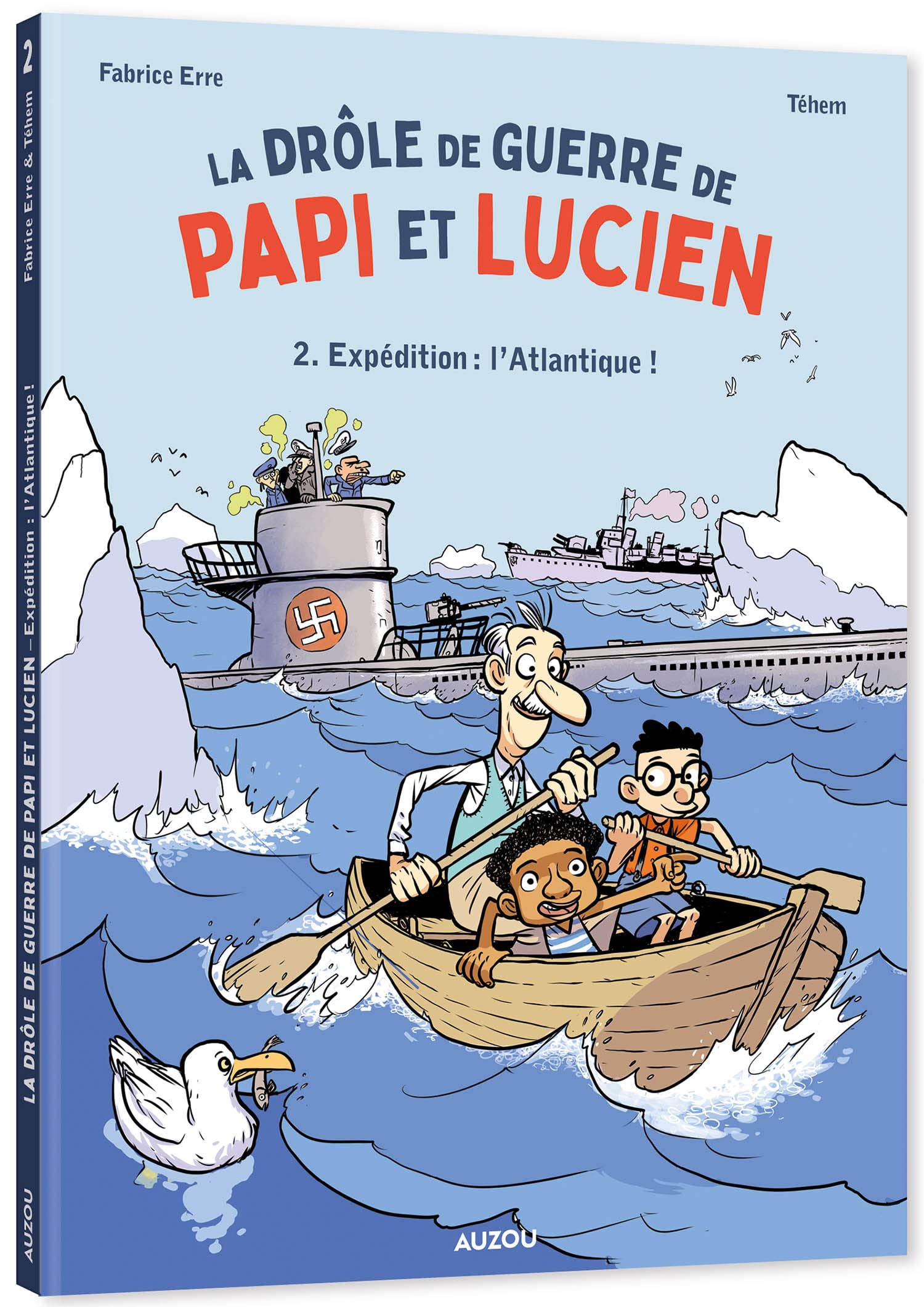 La drôle de guerre de papi et lucien - tome 2 - expédition : l'atlantique ! (2) 9791039520027