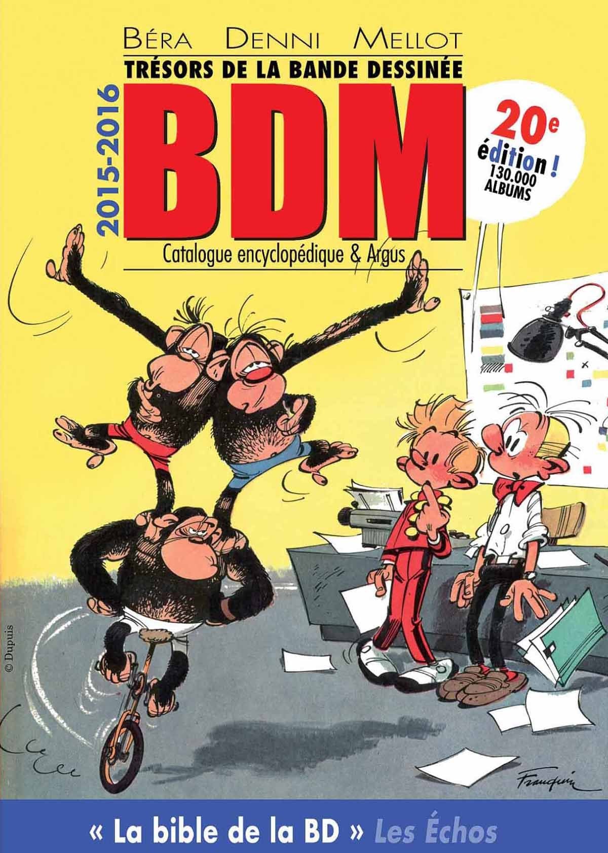 BDM 2015-2016-TRESORS DE LA BANDE DESSINEE: 20 EME EDITION - CATALOGUE ENCYCLOPEDIQUE ET ARGUS 9782859175436