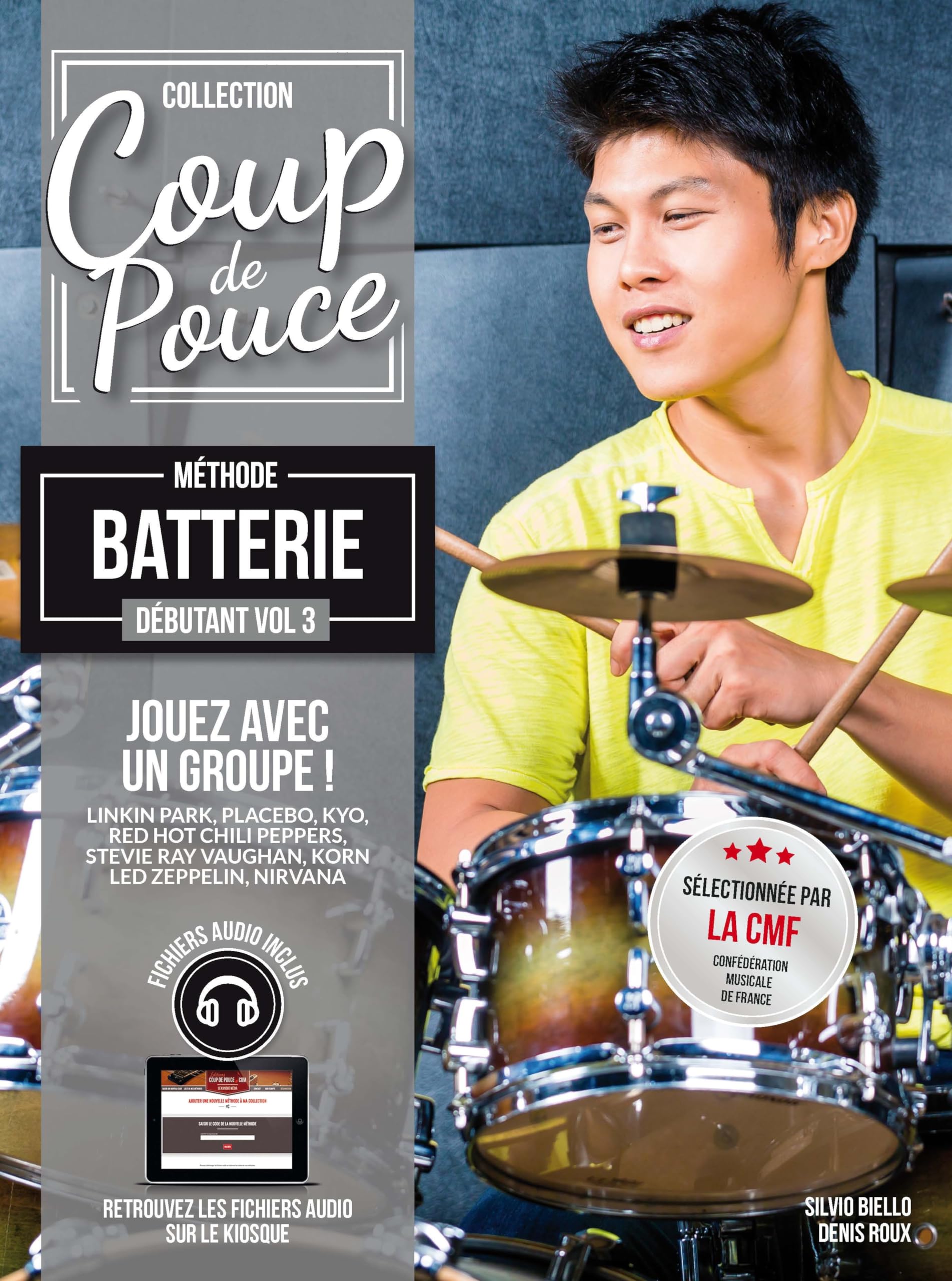 Roux - Coup de pouce batterie vol 3 + 2 CD - Batterie. 9790707006283
