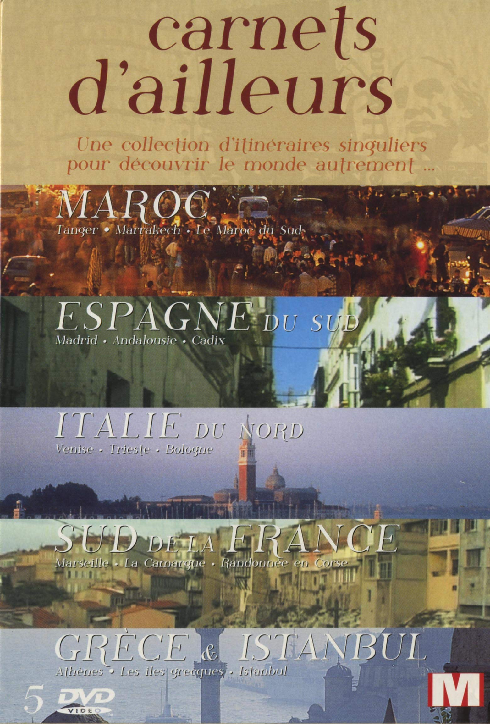 Carnets d'ailleurs-Maroc + Espagne Italie du Nord + Sud de la France + Grèce et Istanbul 3346030014912