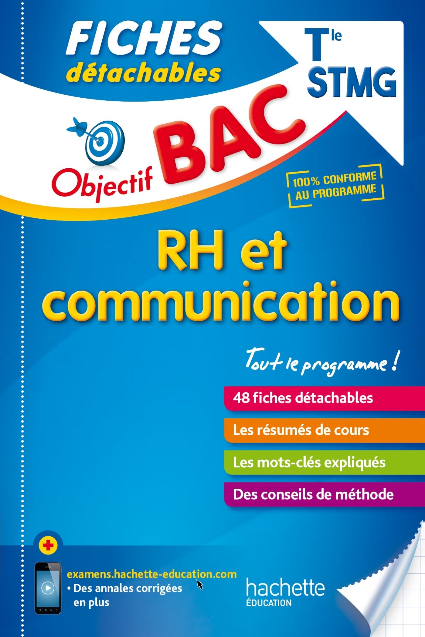 Objectif Bac Fiches détachables RH et Communication Term STMG 9782017013716