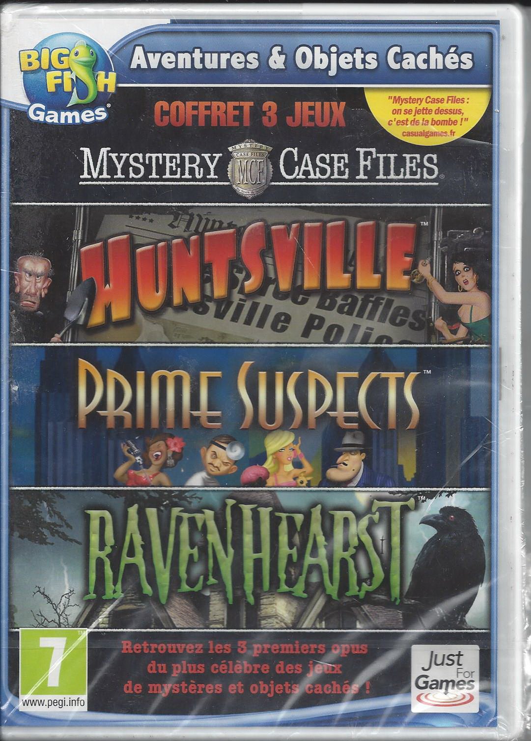 Mystery Case Files 1+2+3 : Huntsville + Prime Suspects + Ravenhearst 3700664506593
