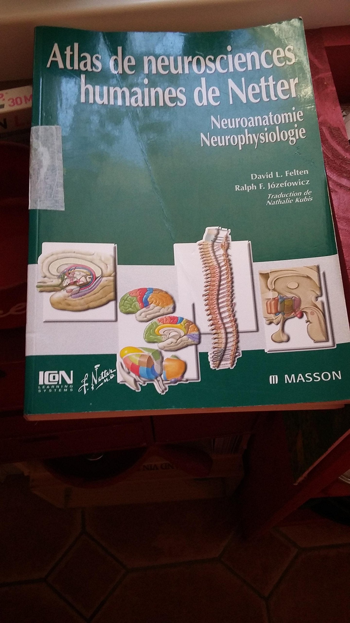 Atlas de Neurosciences humaines de Netter 9782294017612