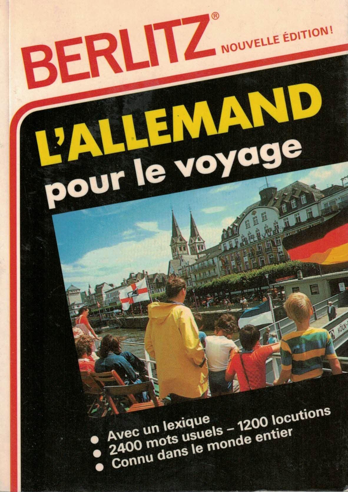 L'Allemand Pour Le Voyage 9782831507644