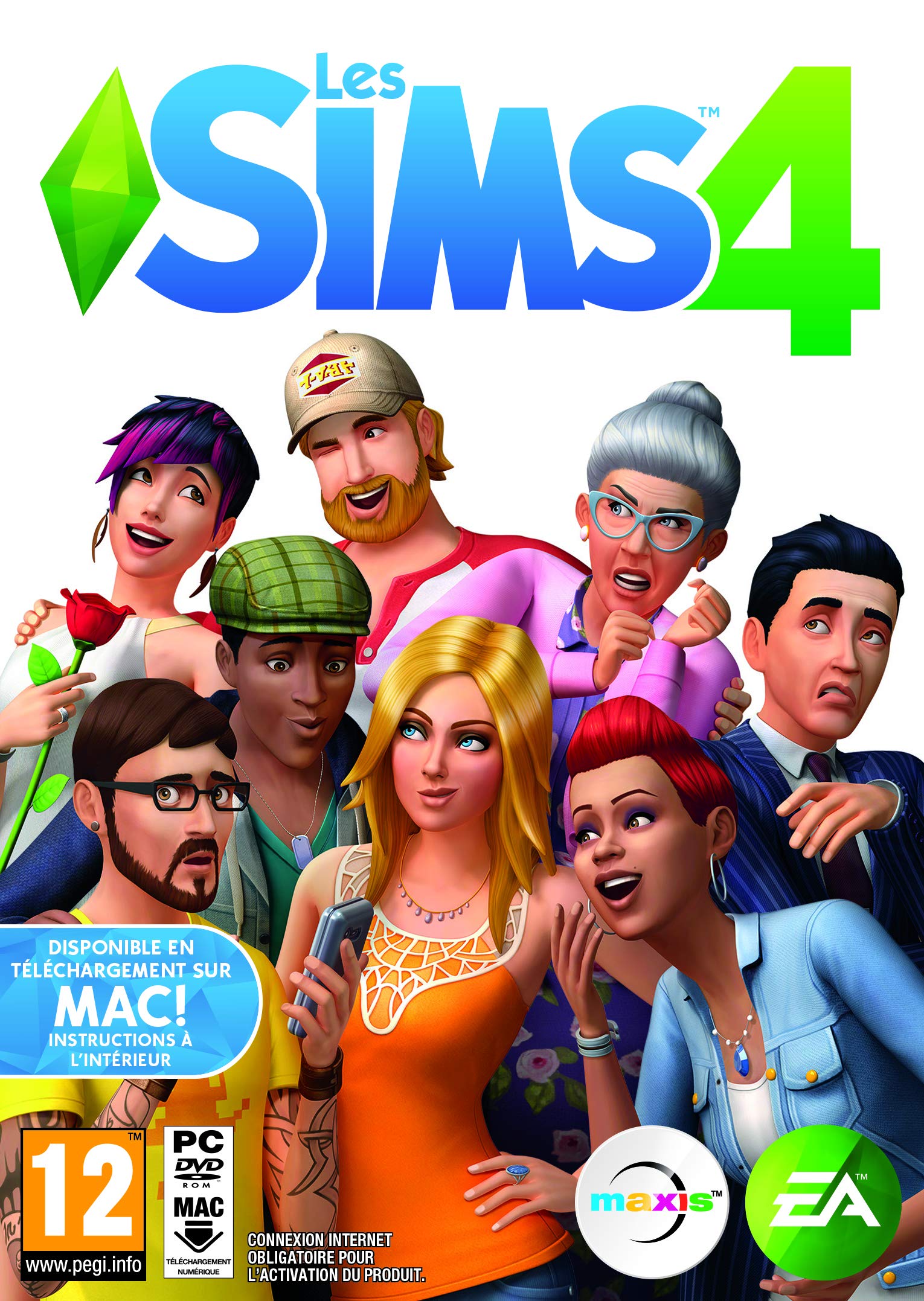 Los Sims 4 Standard Edition | PC/Mac | Jeu Vidéo | Code In A box | Français 5030946111091
