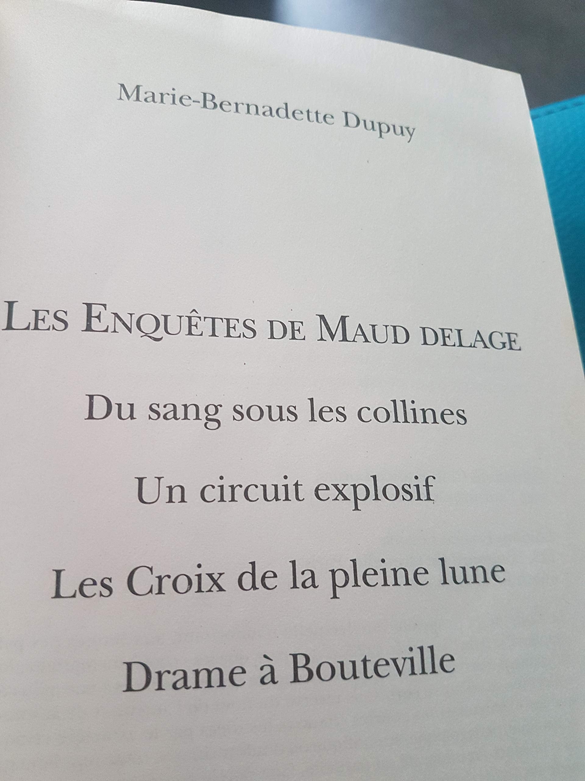 Les Enquêtes de Maud Delage 9782298063905