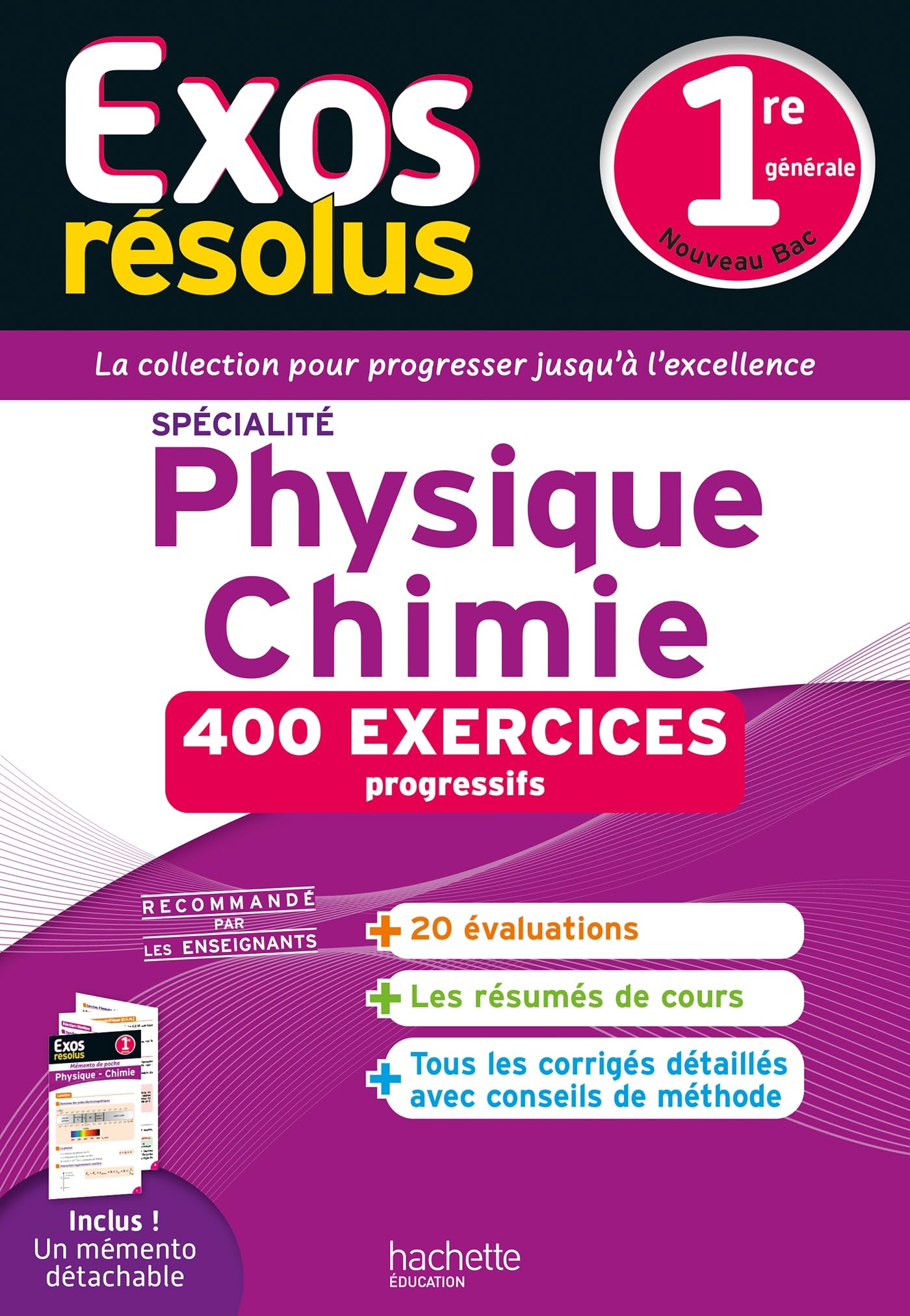 Exos résolus spécialité Physique-Chimie 1re 9782017268789